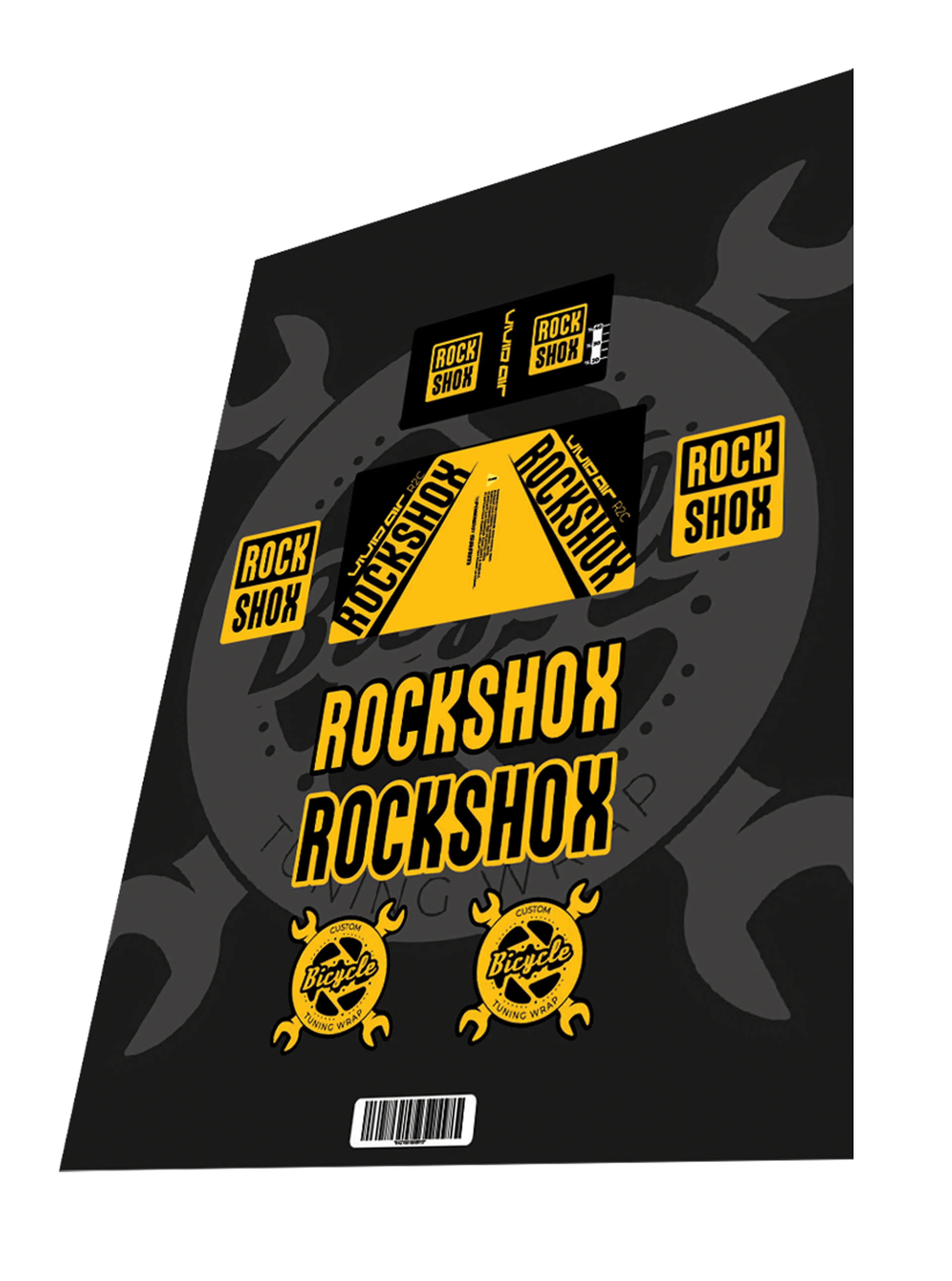 Image Stickere Rockshox Vivid R2C AIR Yellow Black 2016