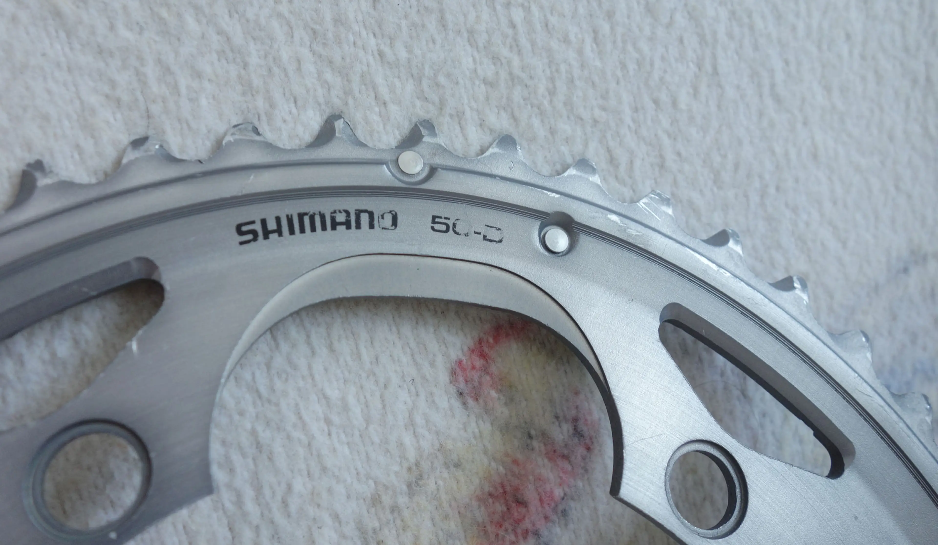 Image [vanduta] foaie Shimano 50 dinti 130 BCD triplu sau dublu putin folosita