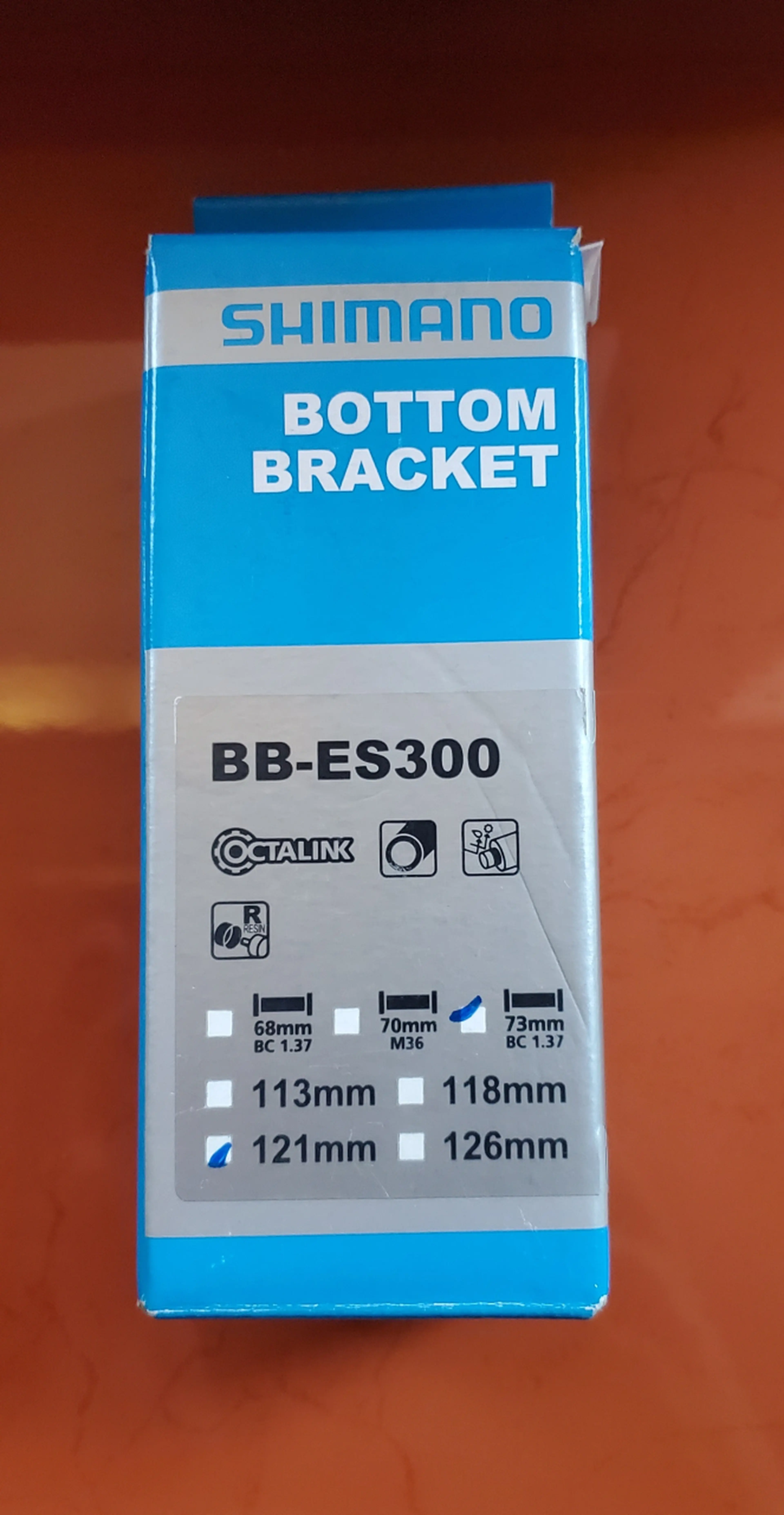 1. Butuc pedalier Shimano BB-ES300 73-121 mm octalink/hollowtech