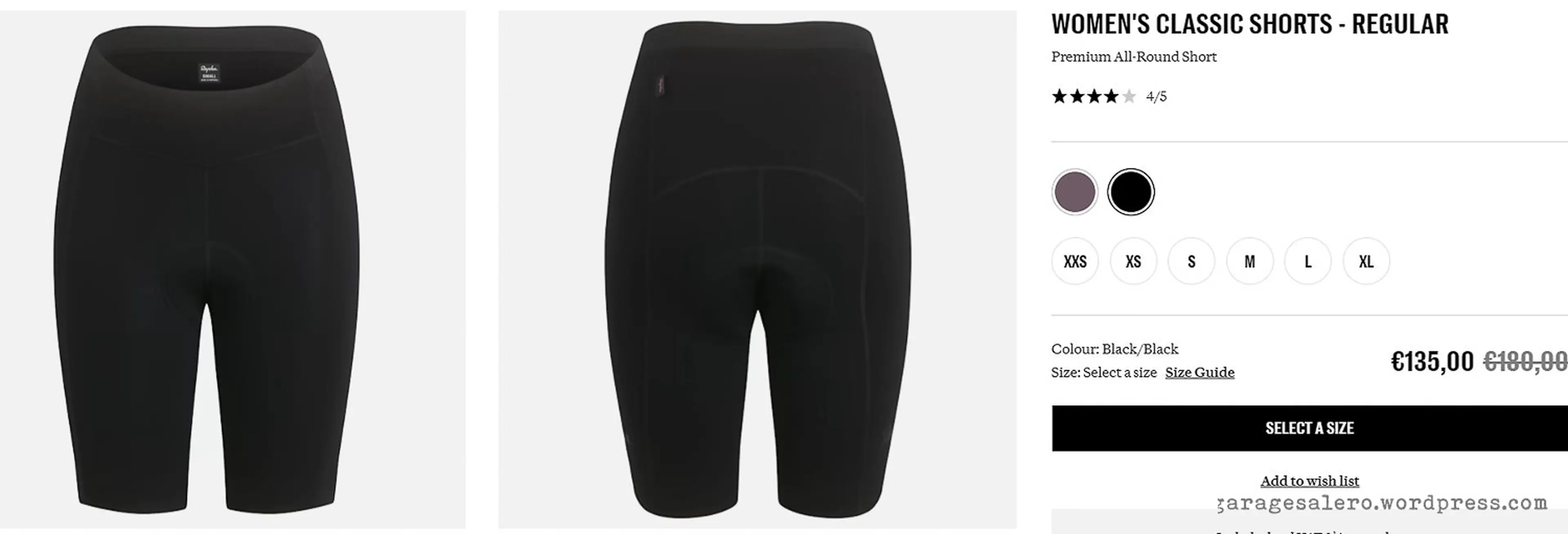 Image Pantaloni ciclism scurti Rapha Women’s Classic Shorts