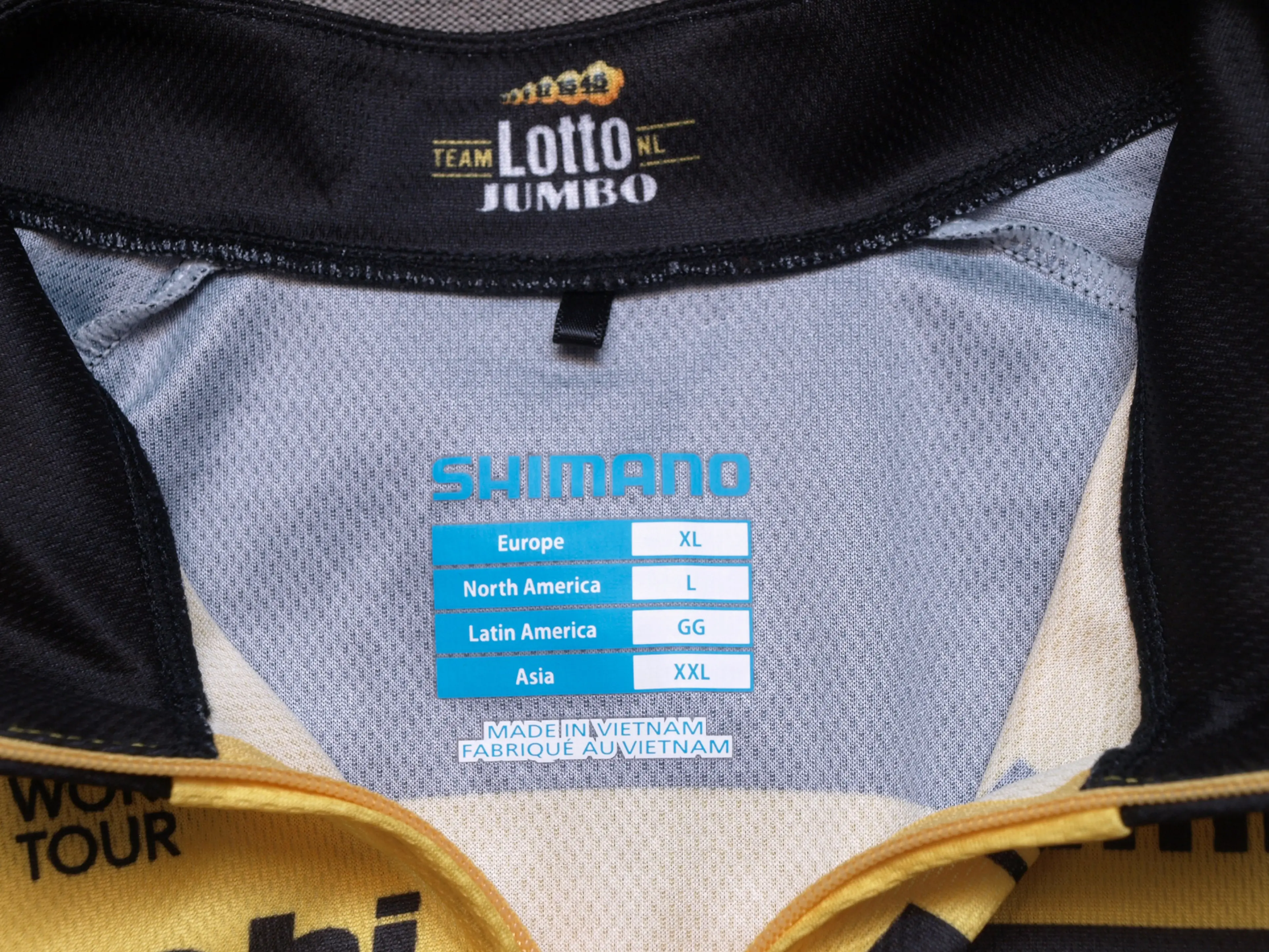 3. Tricou Shimano Lotto Jumbo XL
