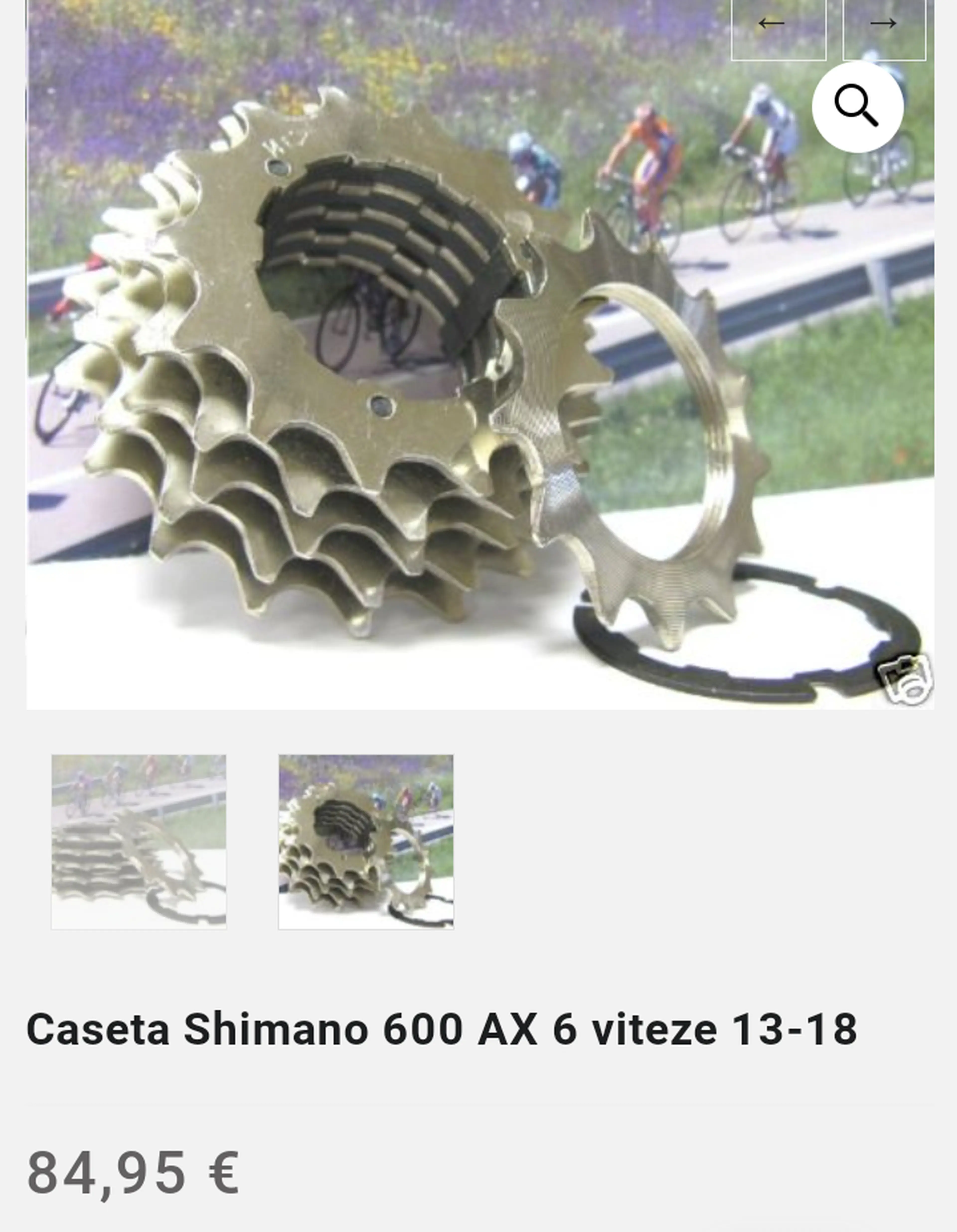 Image Shimano 600 AX uniglide 6 rânduri