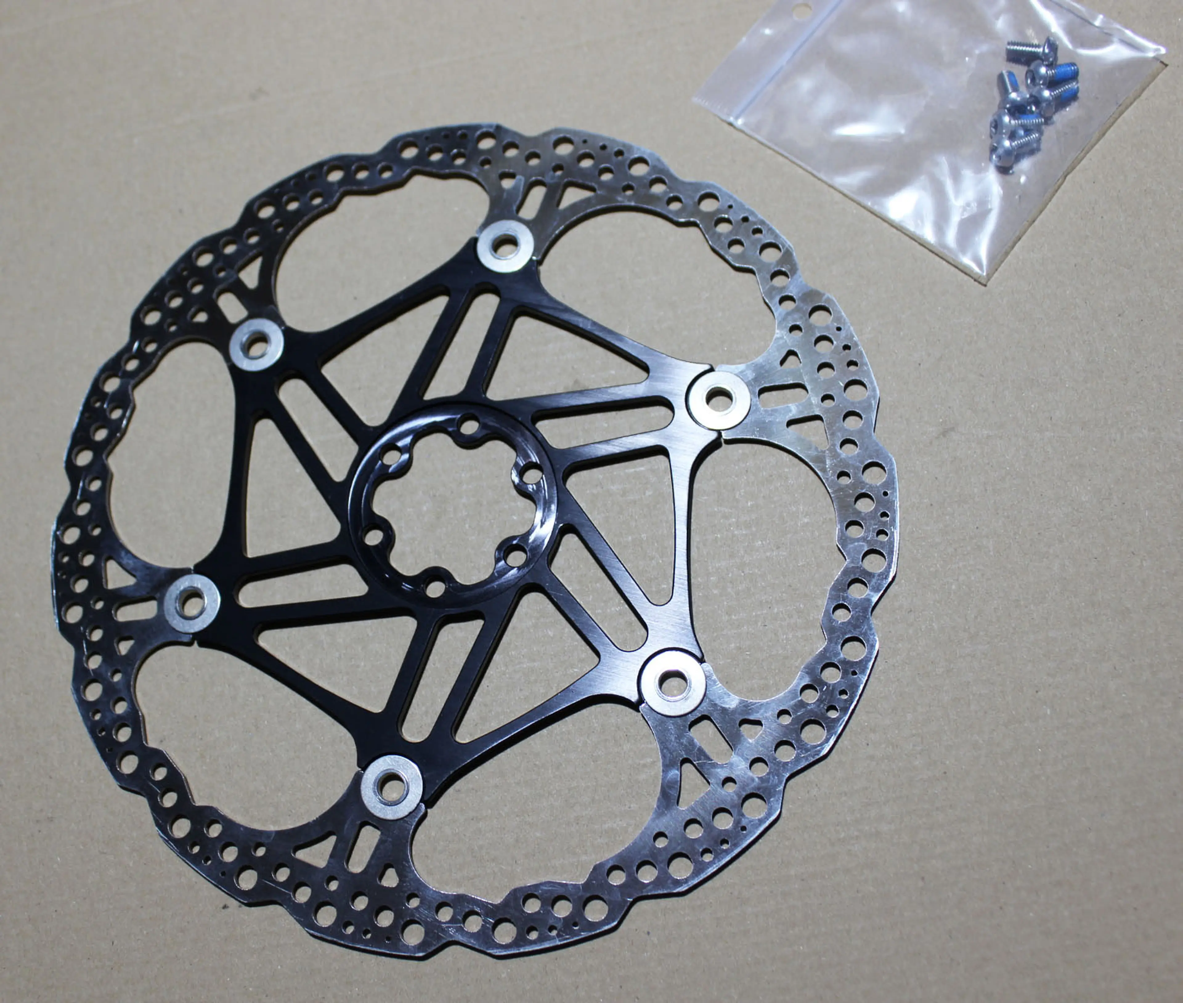 4. Hope Floating 2-piece Downhill - 225mm disc rotor