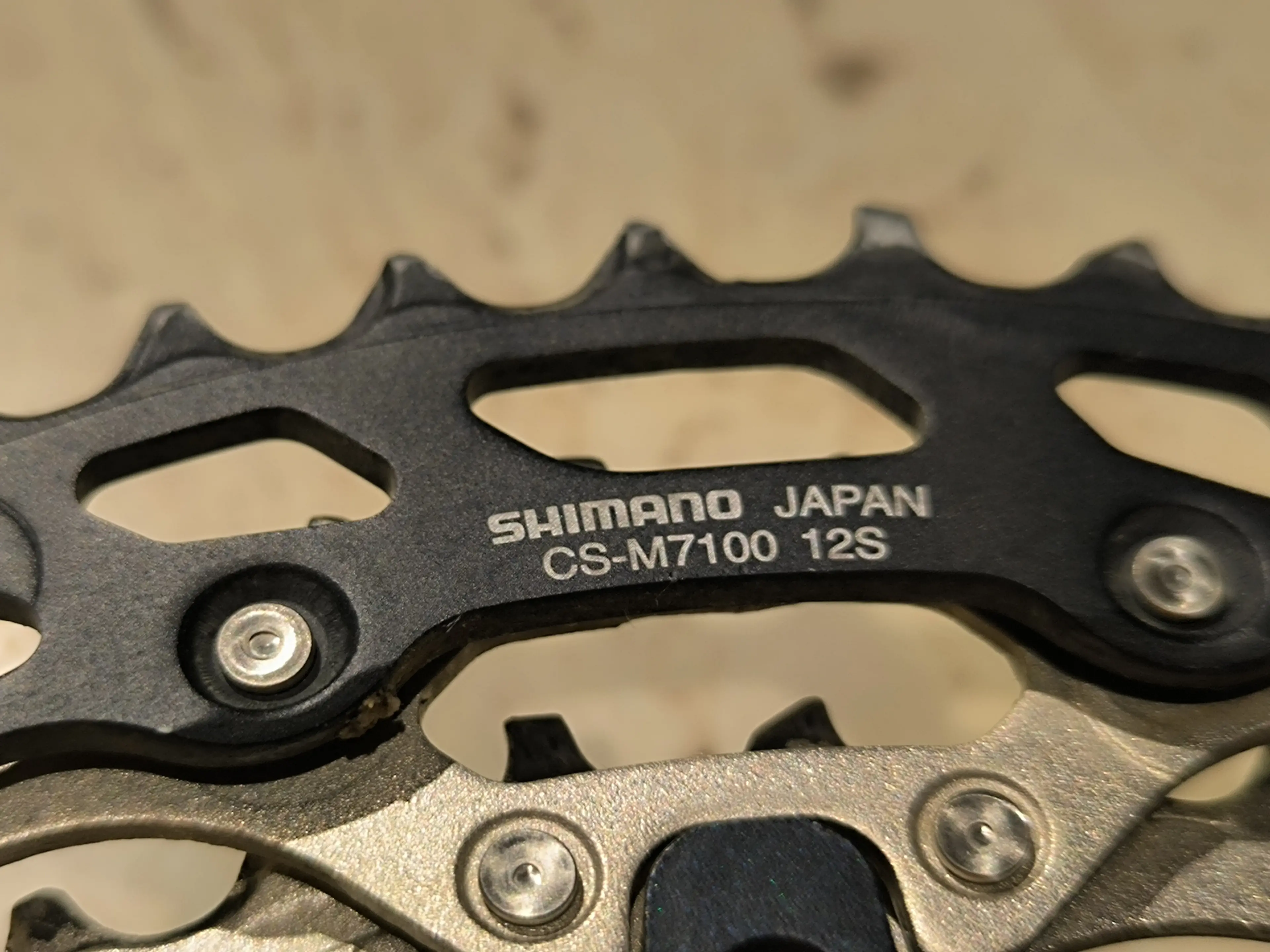 Image Casetă Shimano SLX SL-M7100, 12 viteze, 10-51T, Microspline