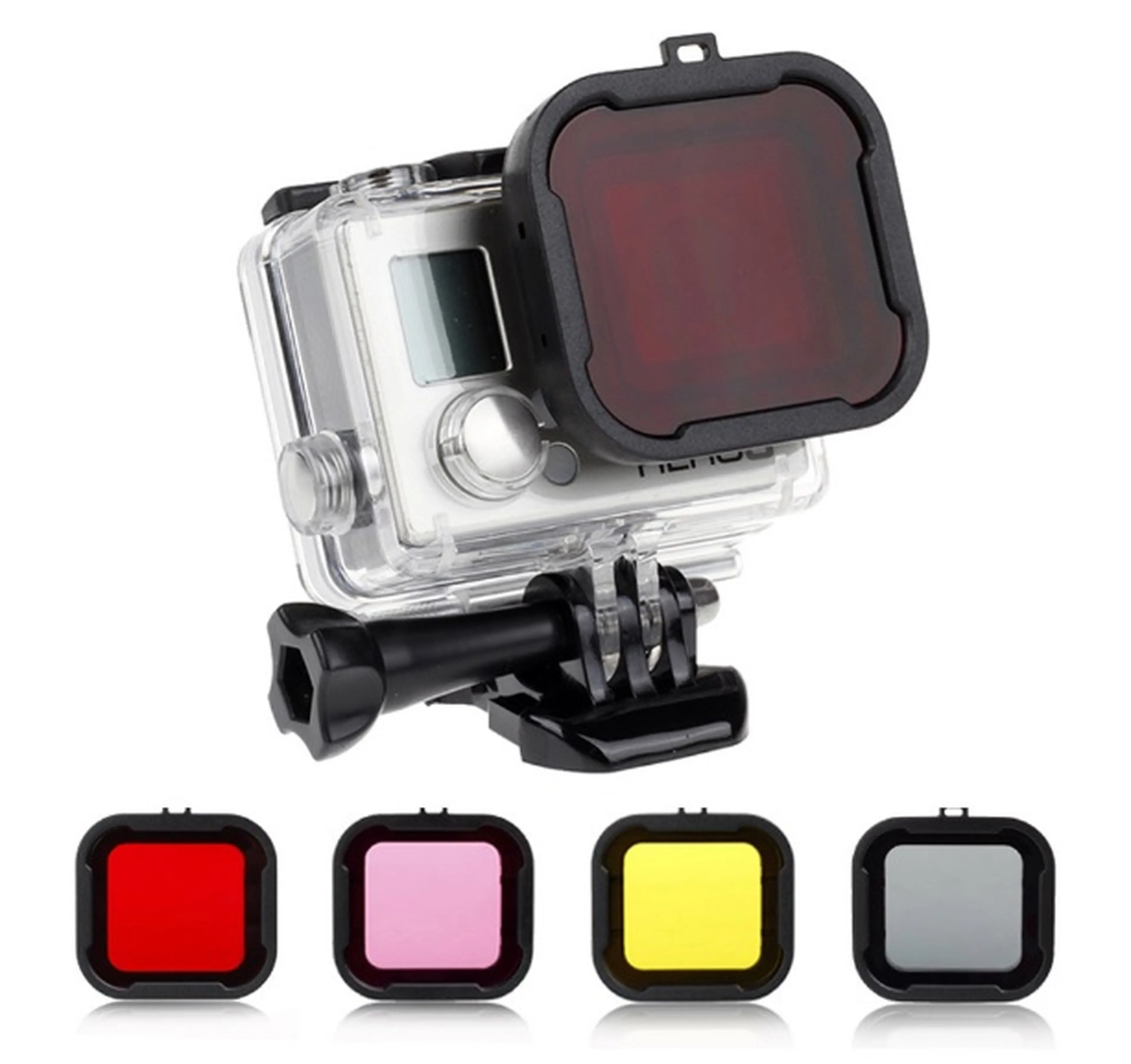 5. Filtre colorat pt camera Gopro Hero 3 3+4 5 6 7 8 9 10 11 12 Mini session