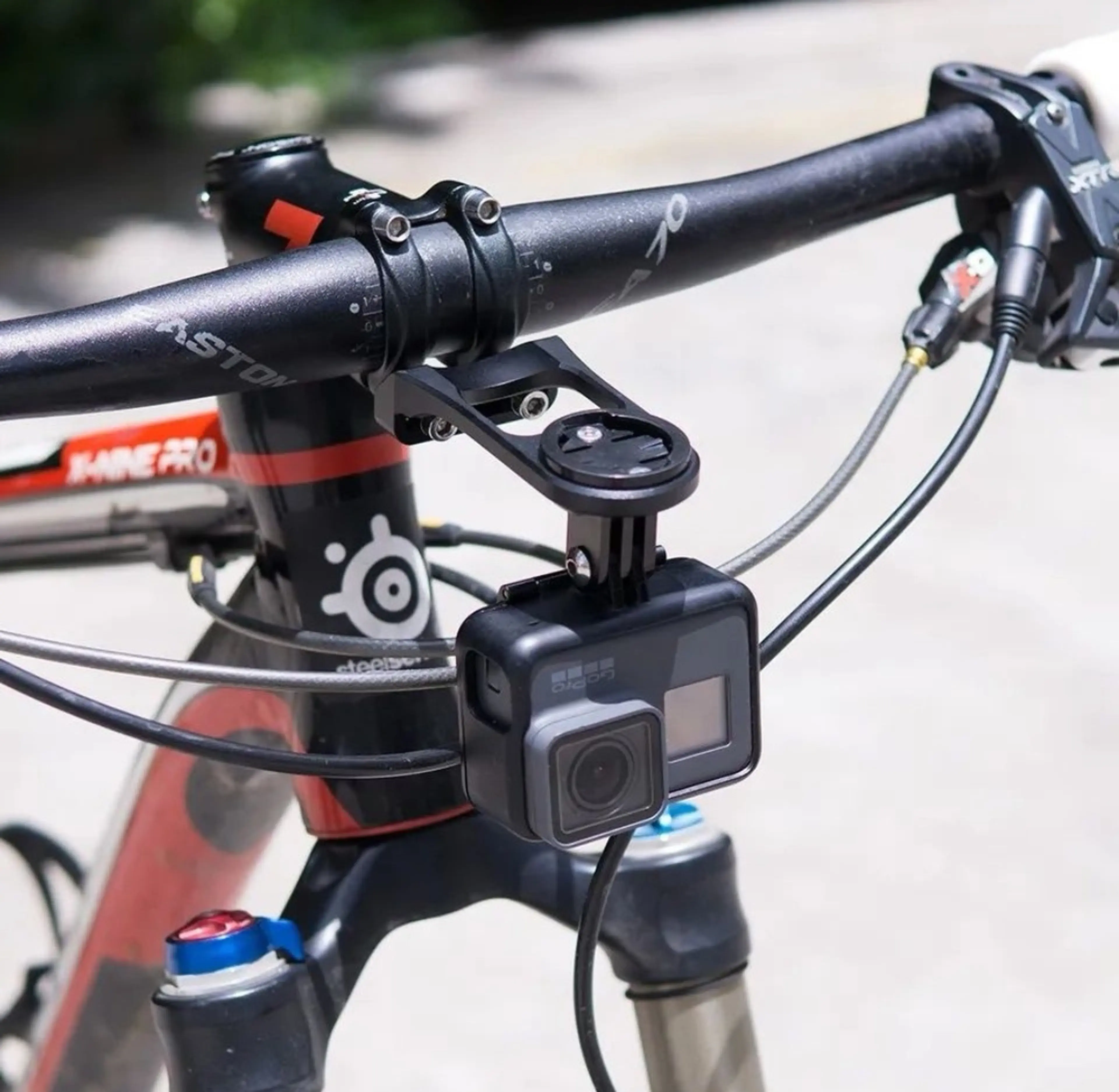 3. Suport bicicleta / prelungire pentru Garmin si GoPro