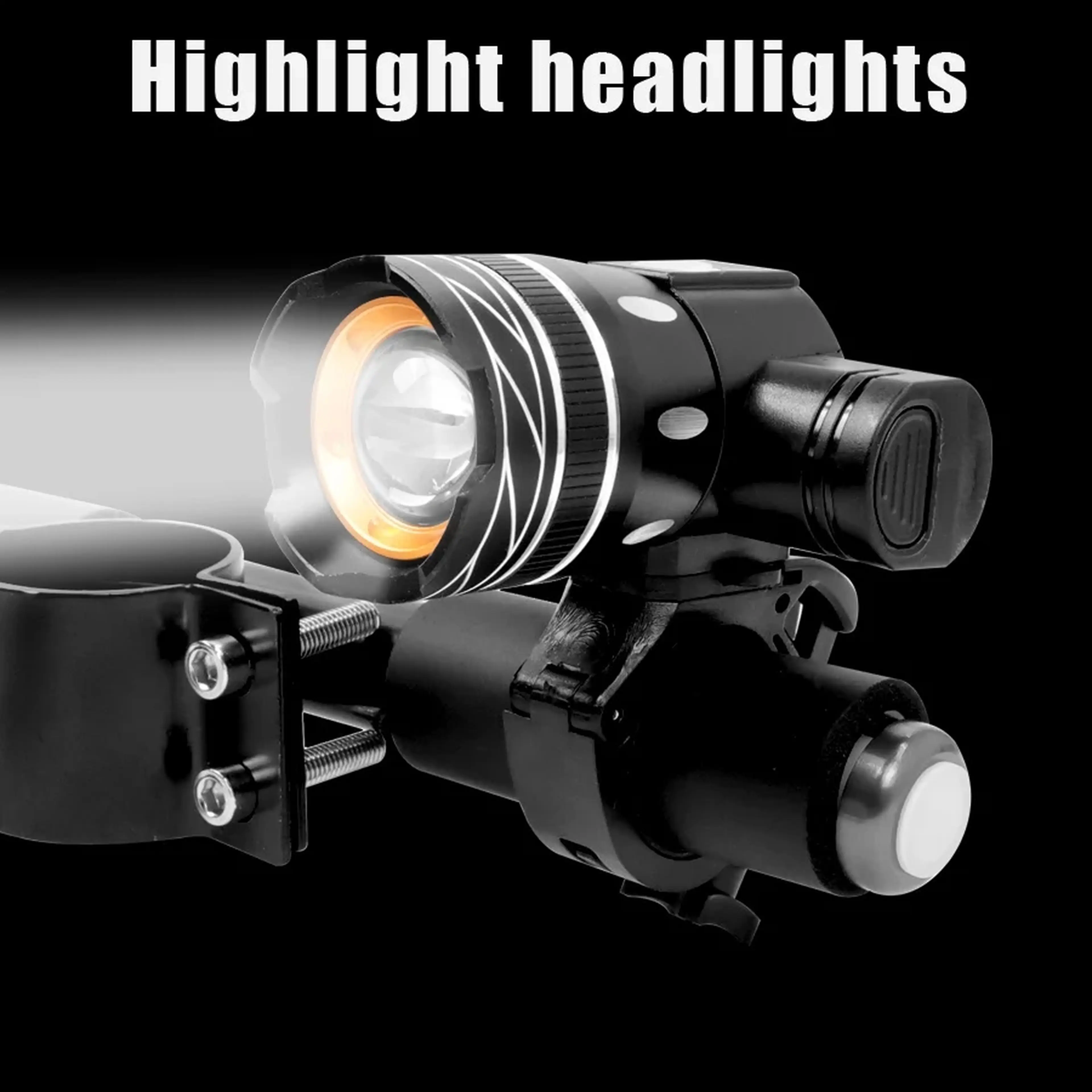 Image Lanterna, lumina, far, bicicleta sau trotineta 800lumeni, T6 LED