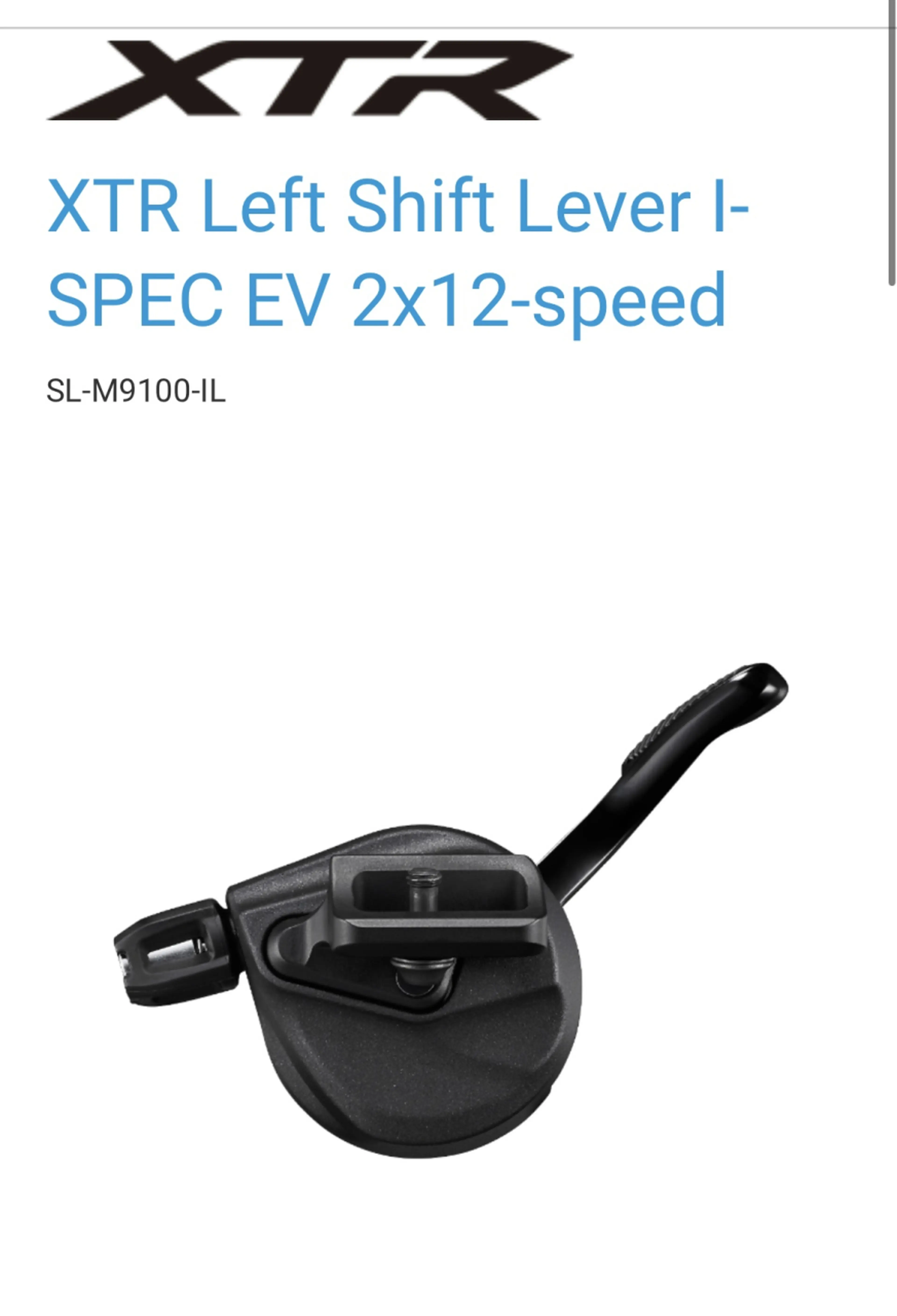 4. Schimbator Shimano XTR I-SPEC EV 2x12-speed