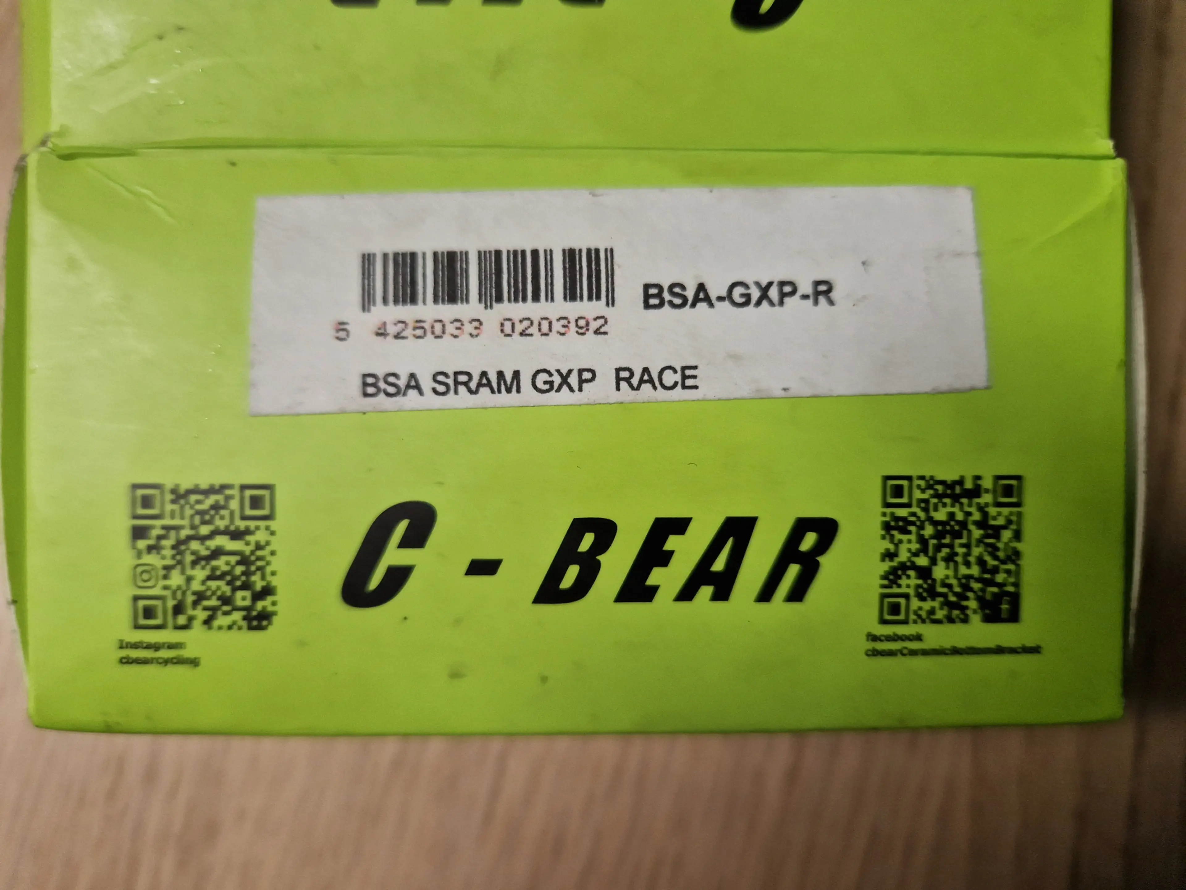 Image De vânzare Bottom Bracket ceramic C-Bear GXP BSA Race.