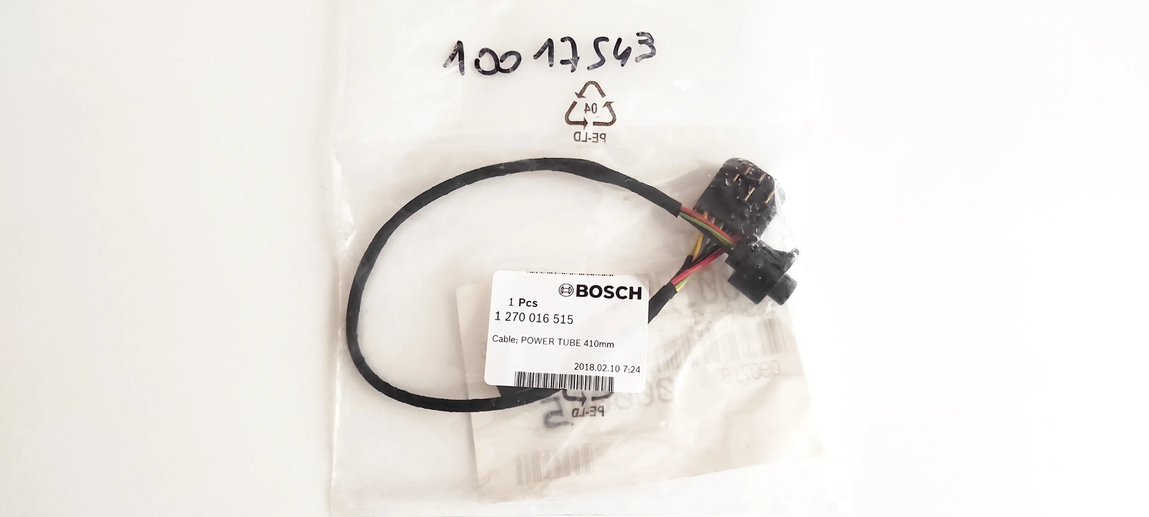 9. Cablu Bosch pentru baterie PowerTube 410mm nou