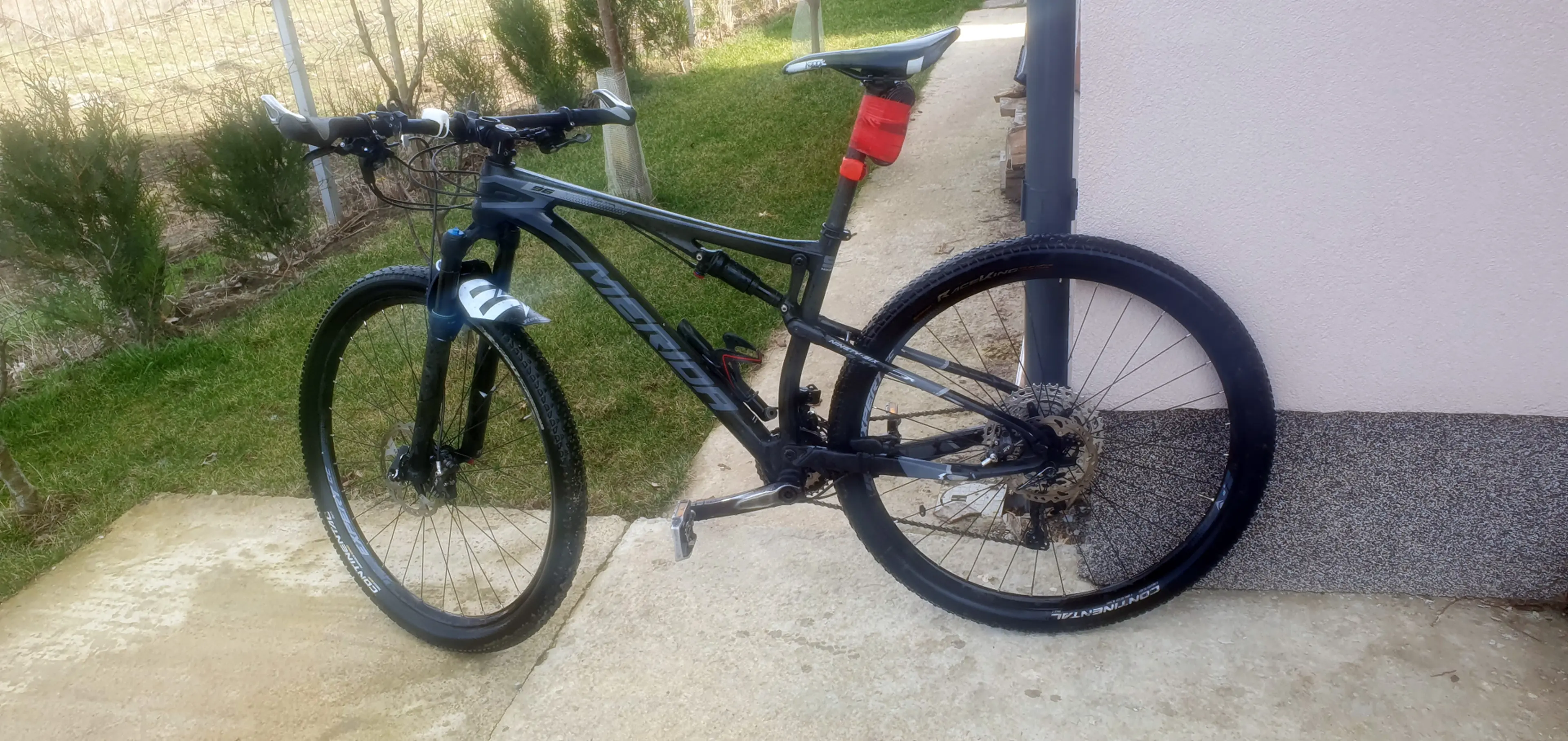 1. Bicicleta MTB 29", L, Merida Ninety-Six XT, carbon, full suspension