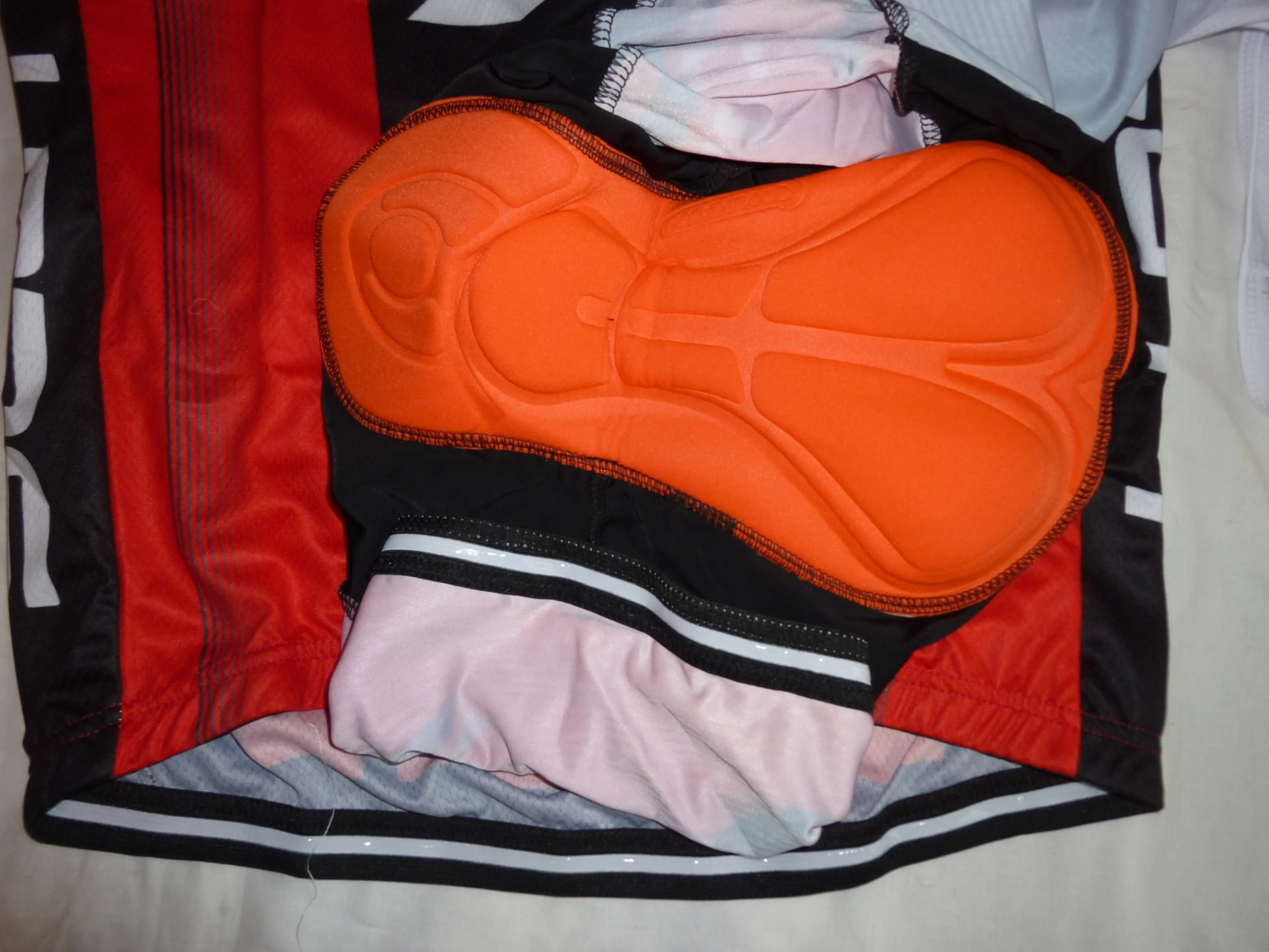 Image Costum ciclism replica SCOTT RC rosu set tricou si pantaloni cu bretele