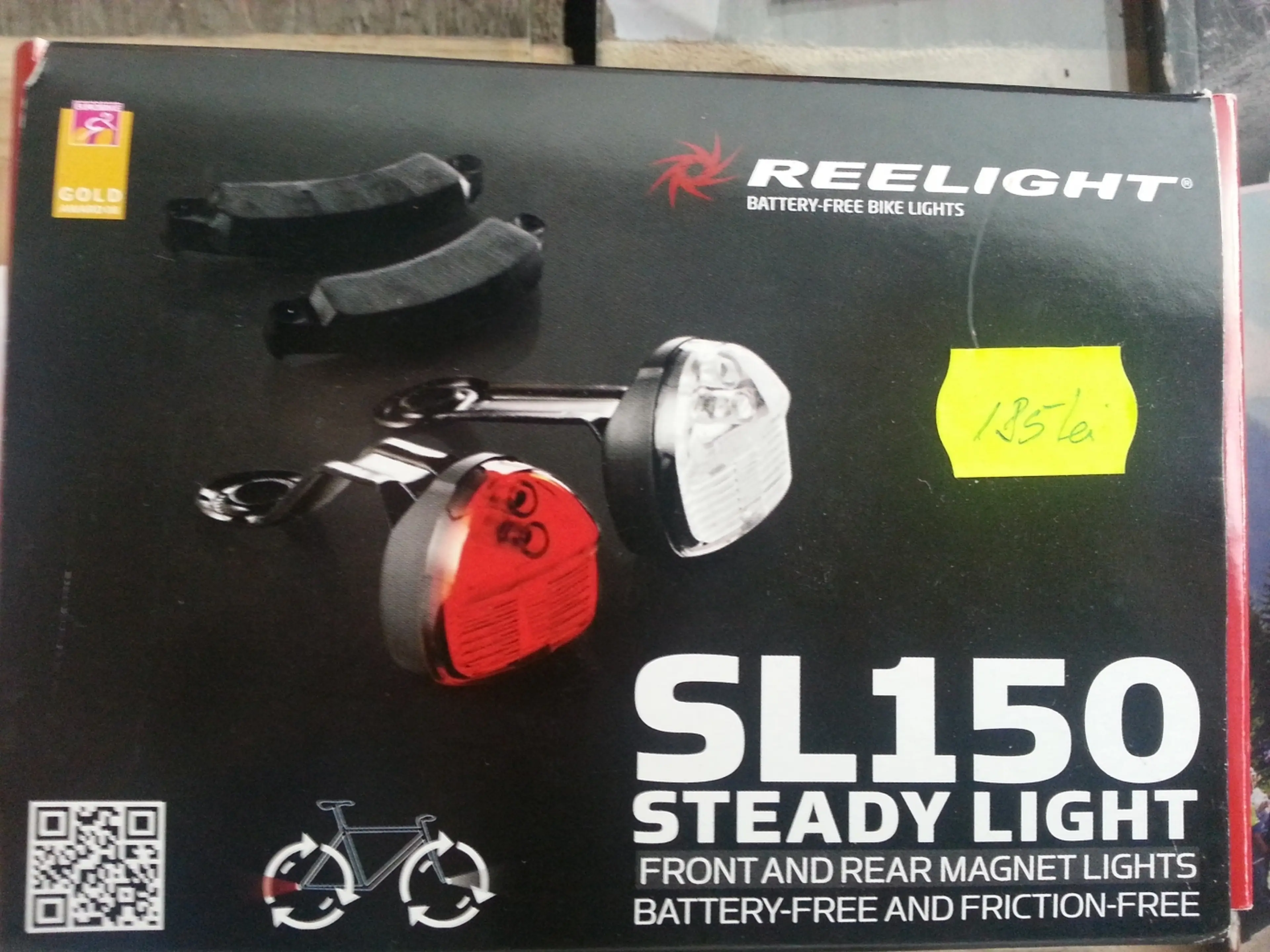 Image Lumini bicicleta cu impuls magnetic Reelight SL150