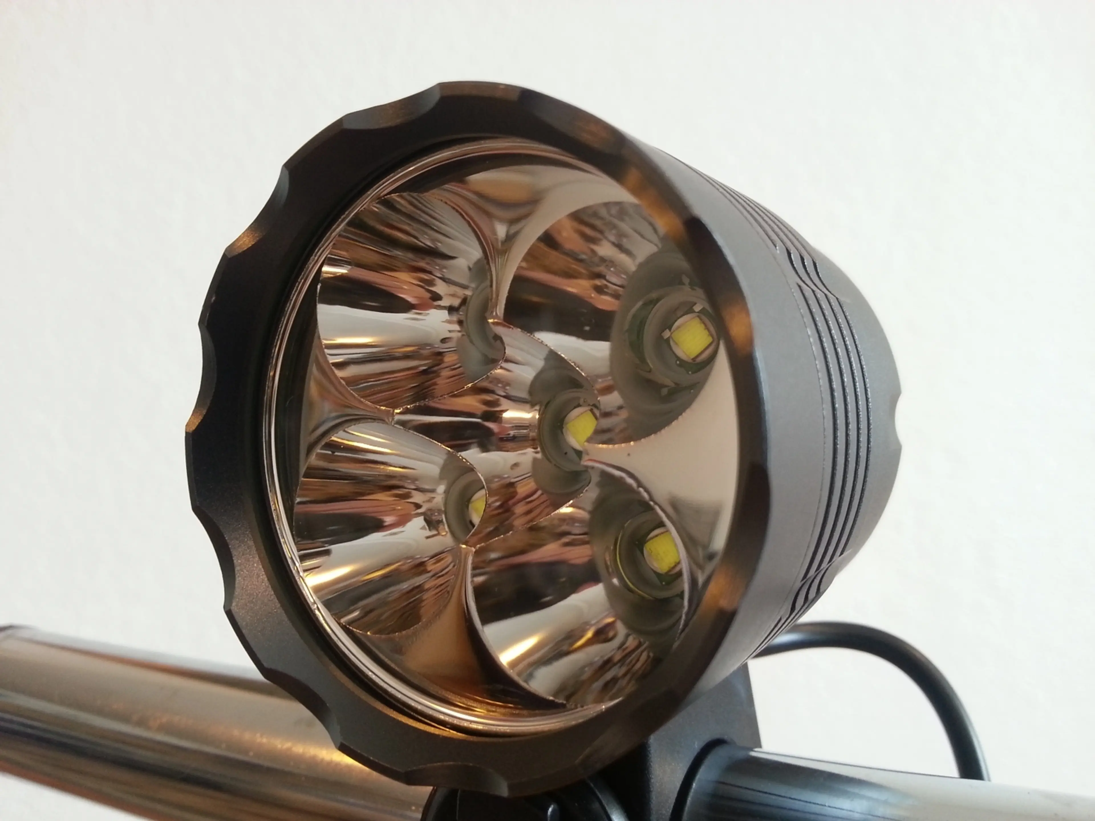 1. Far lanterna bicicleta 5 led cree xm- l t6 la 5200 lumeni