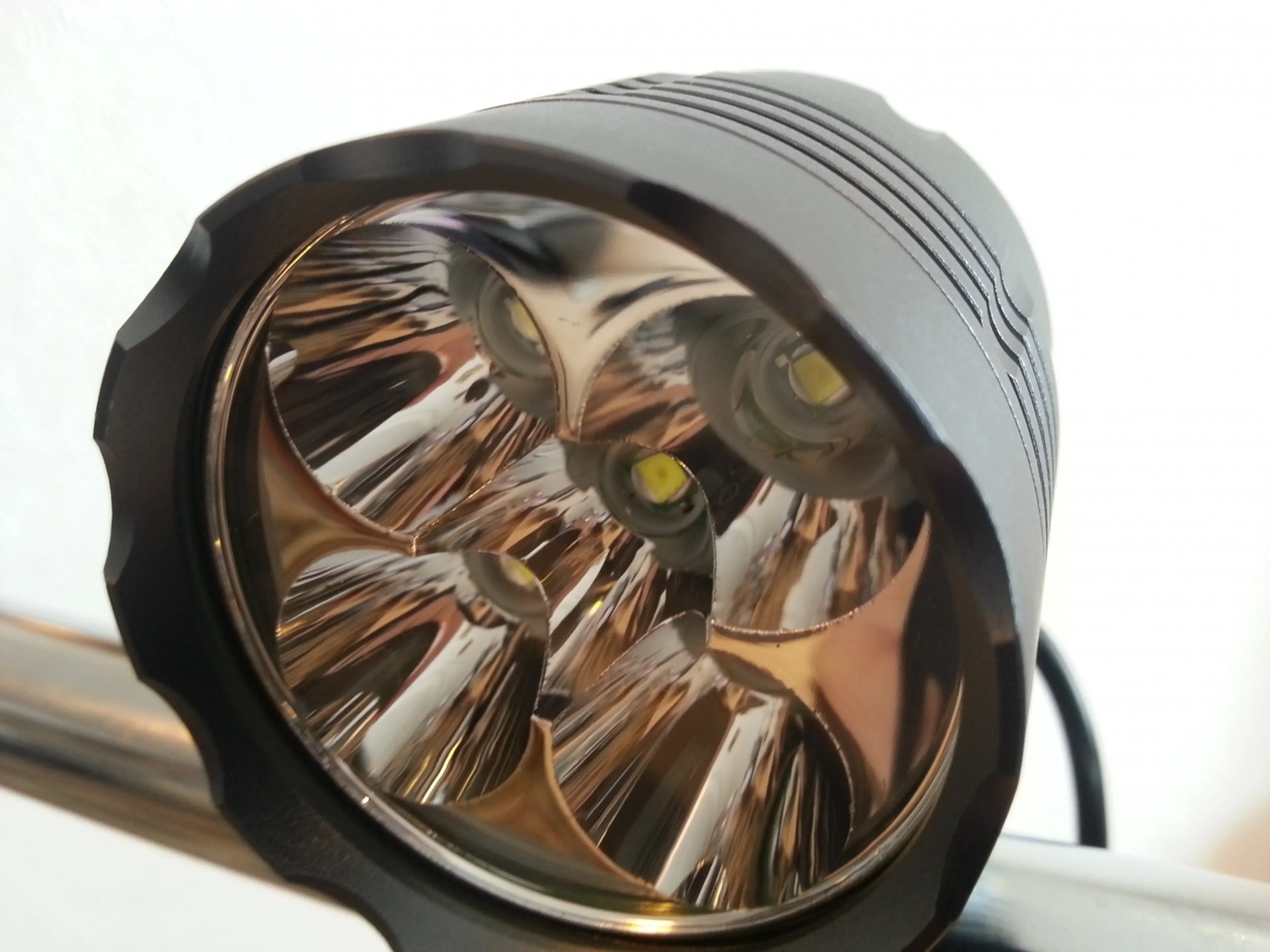 8. Far lanterna bicicleta 5 led cree xm- l t6 la 5200 lumeni