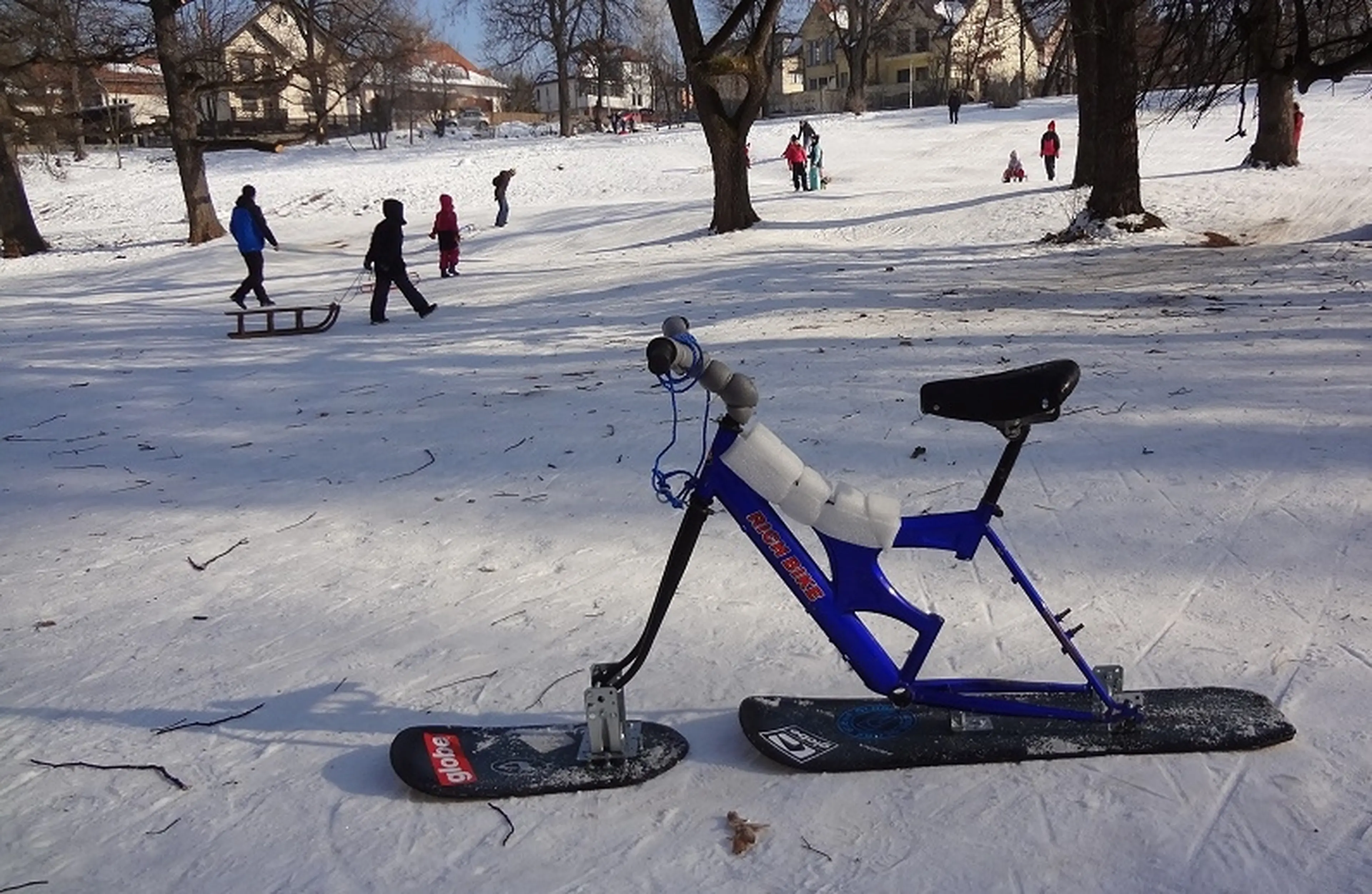 3. Snow bike