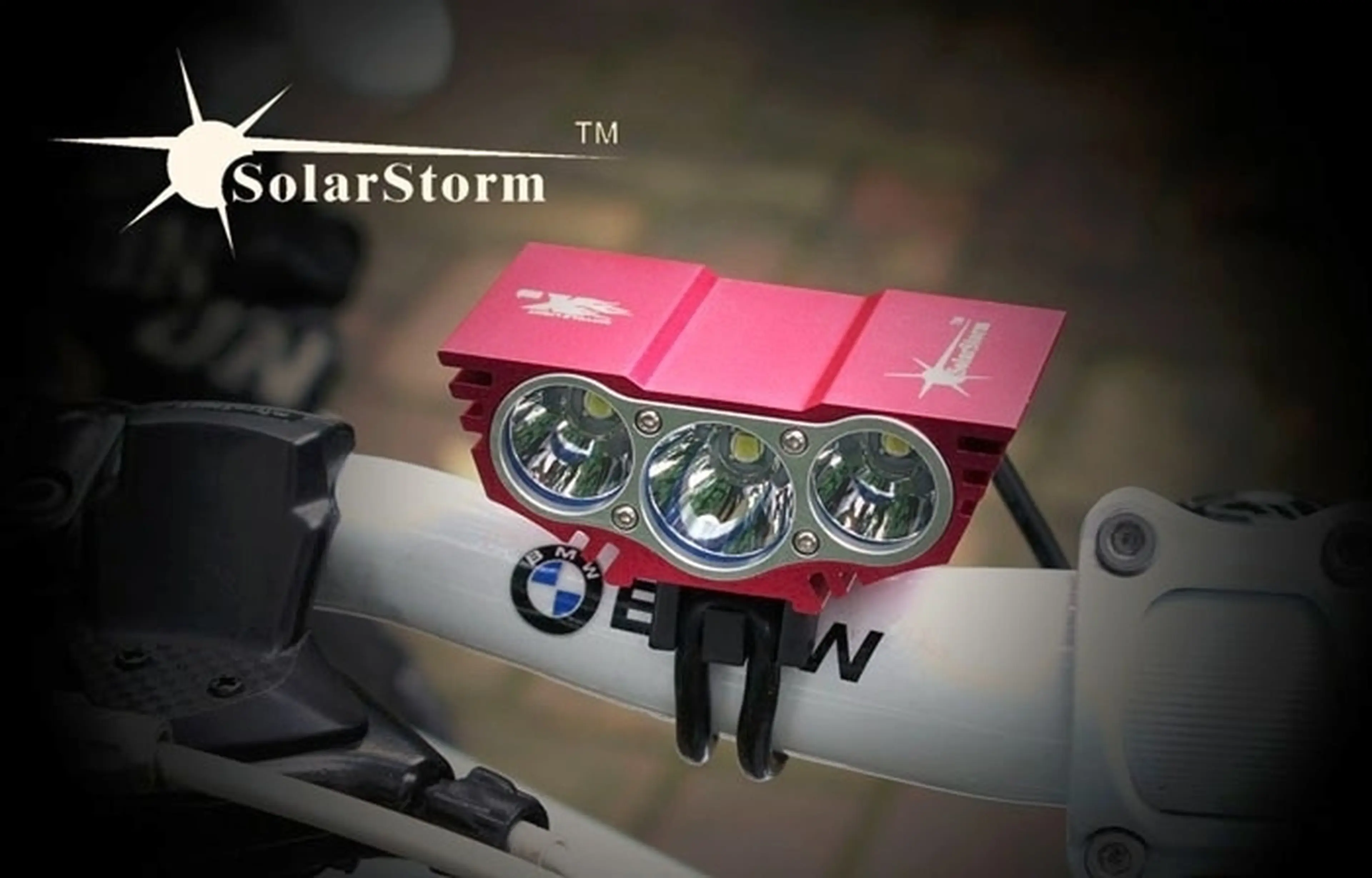 5. Far bicicleta lanterna SolarStorm 3 LED CREE U2 Solar Storm