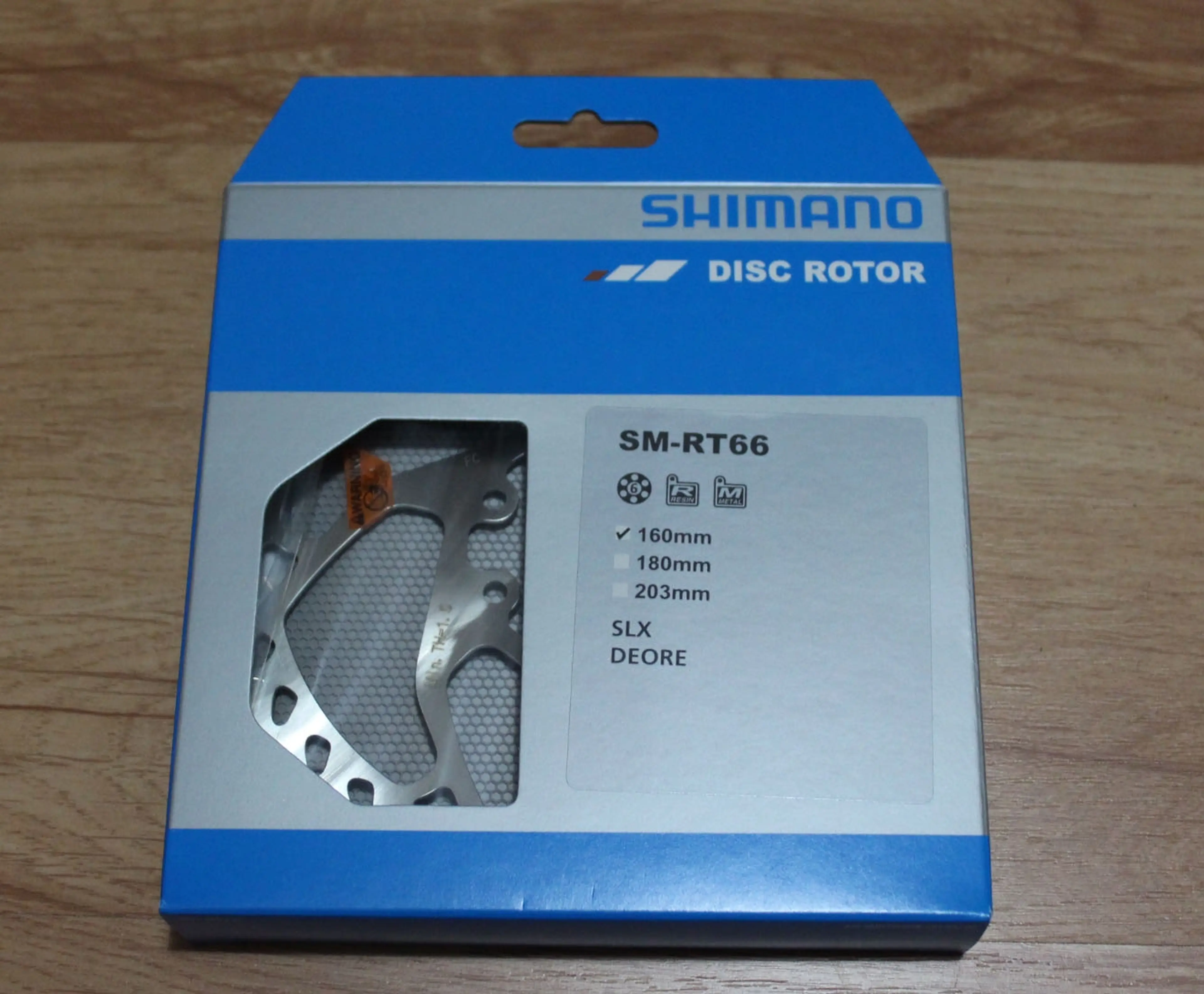 1. Shimano SLX disc 160mm SM-RT66