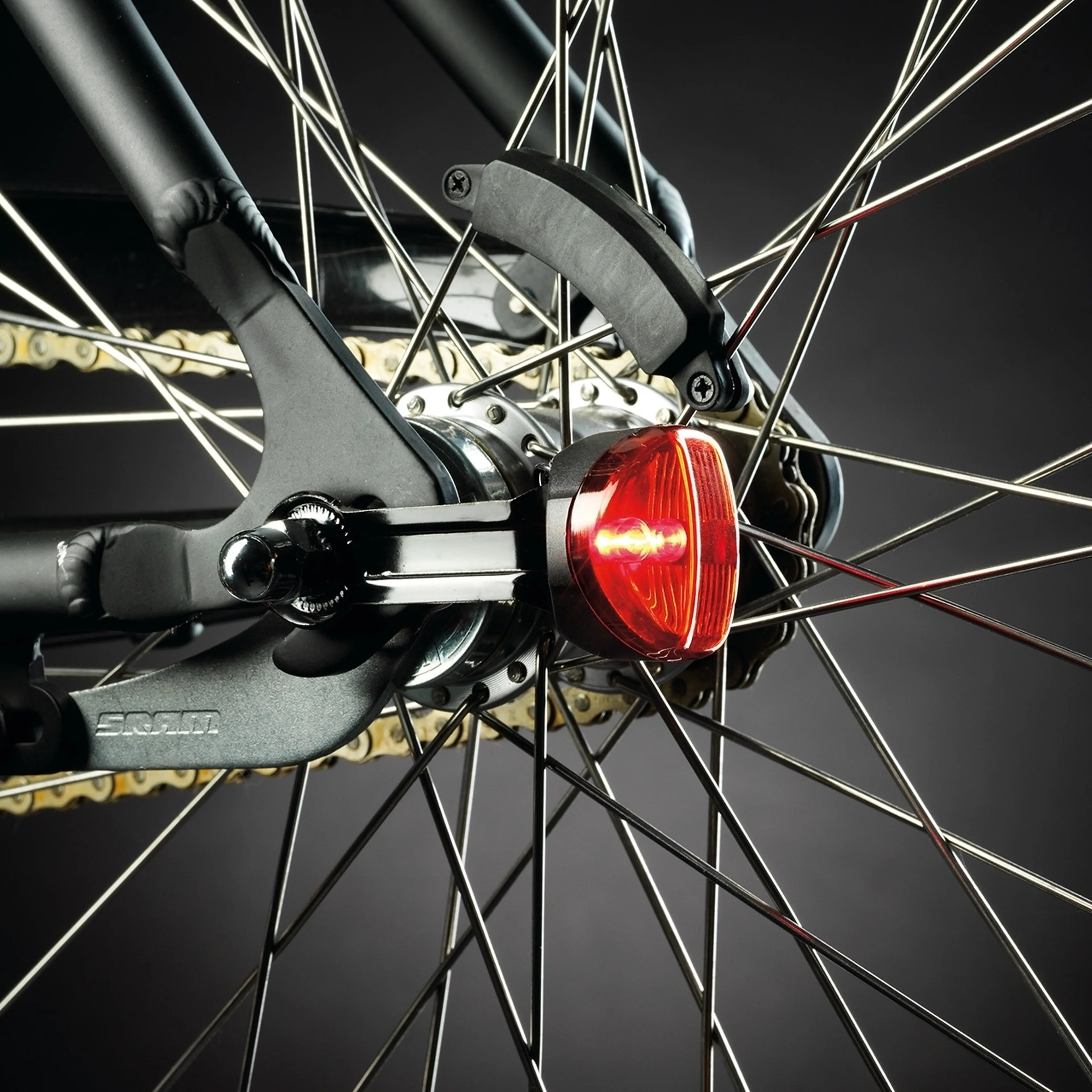 Image Sistem iluminare bicicleta pe baza de magneti Reelight - SL120 FLASH BACKUP