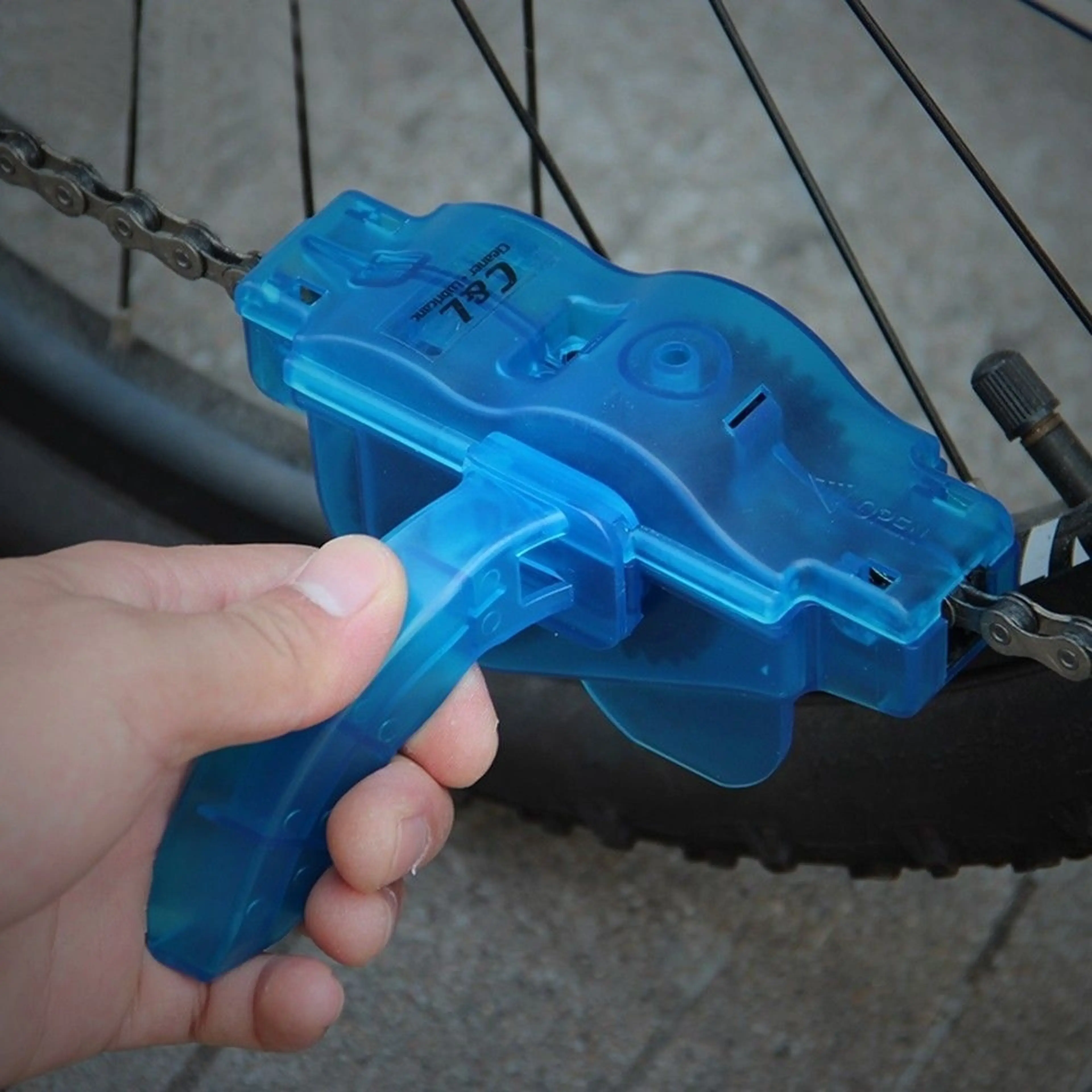 Image Aparat de curatare / gresare lant bicicleta