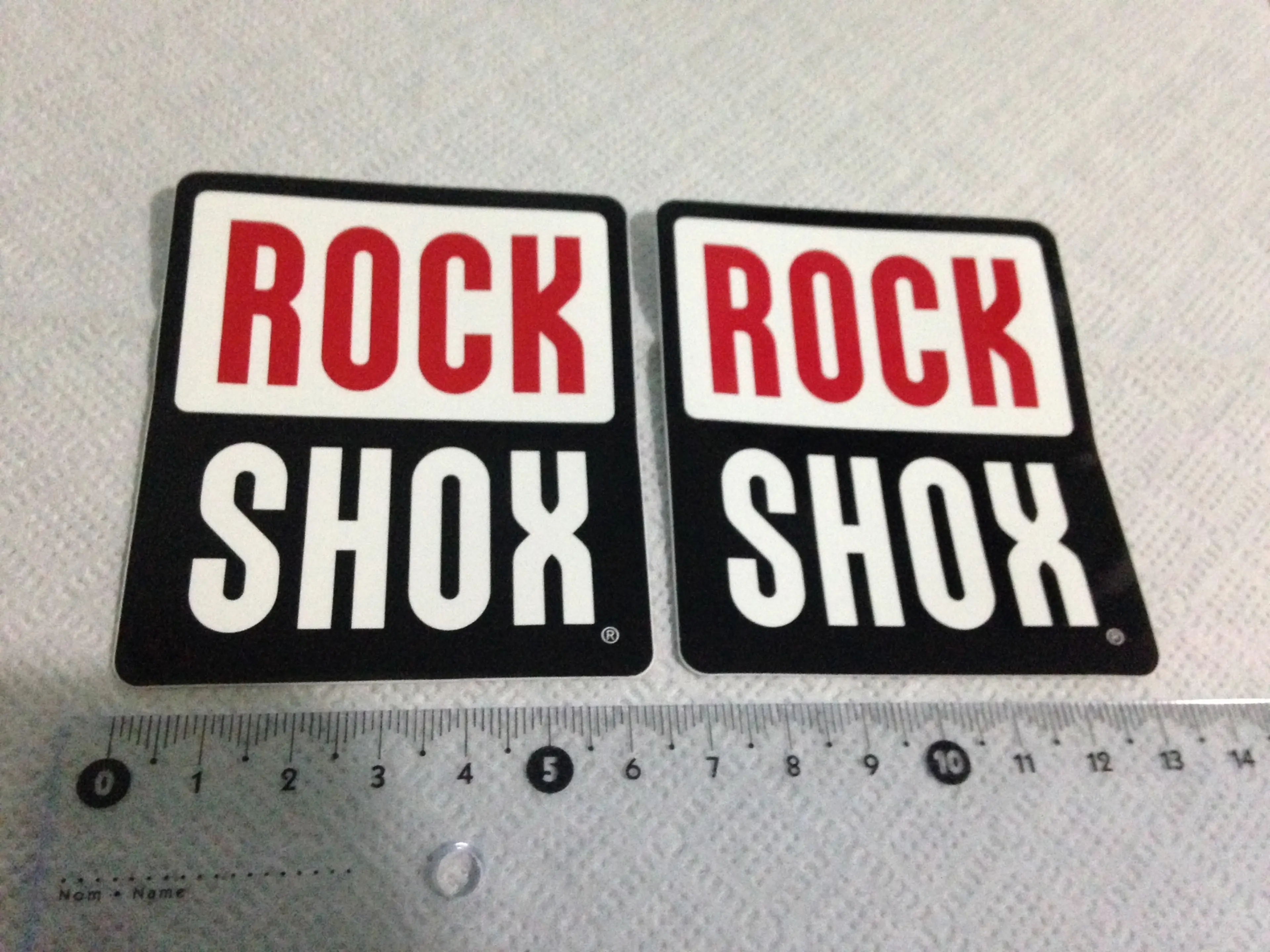 Image Set 2 Stickere / abtibilduri  Rock Shox   ORIGINALE !