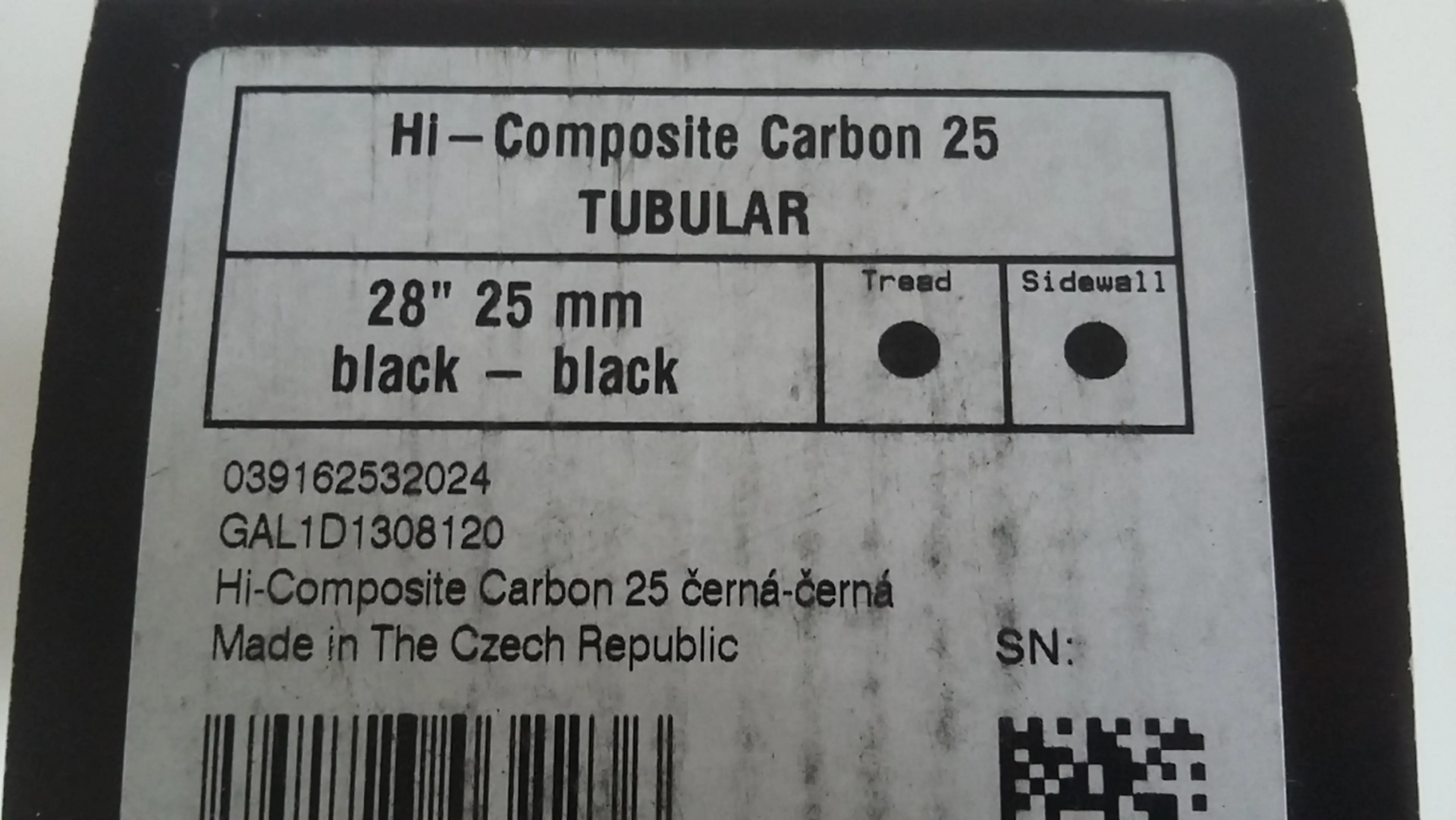 Image Cauciuc Tubular 25 Tufo Hi-Composite Carbon