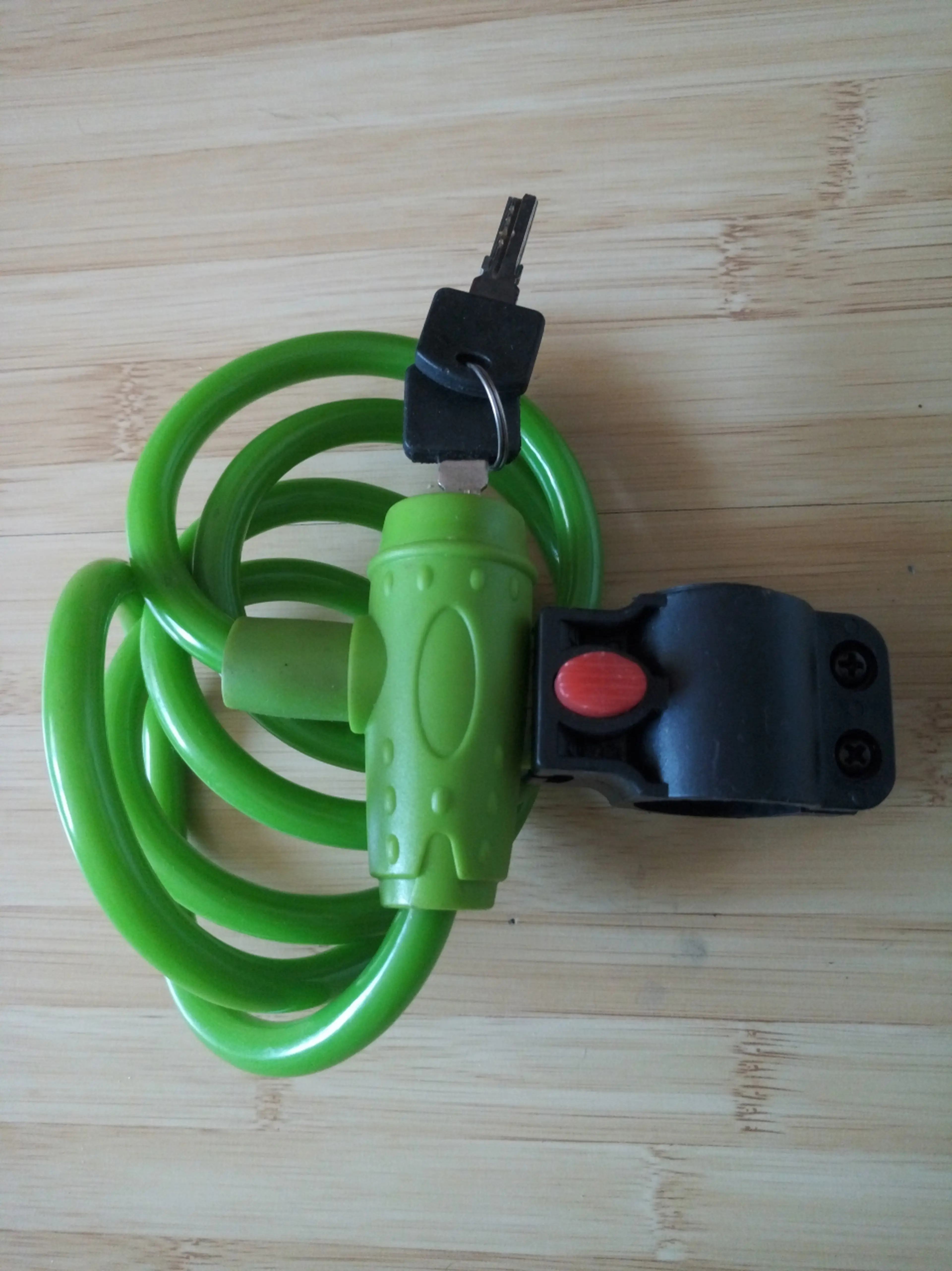 Image Antifurt tip spirala, verde, pt tija de sa