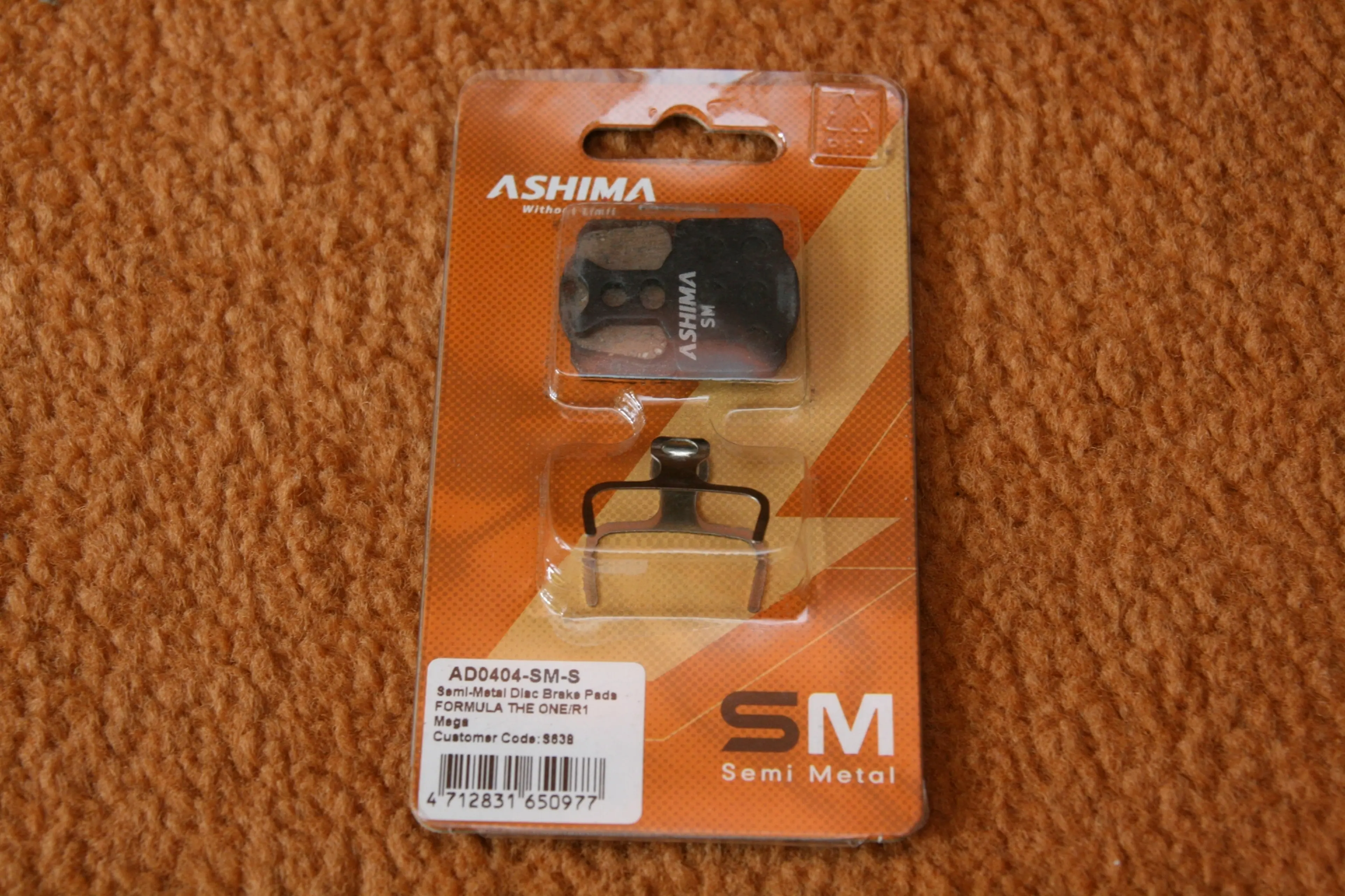 1. Placute frane disc Ashima semi metalice - Formula The One / Mega / R1