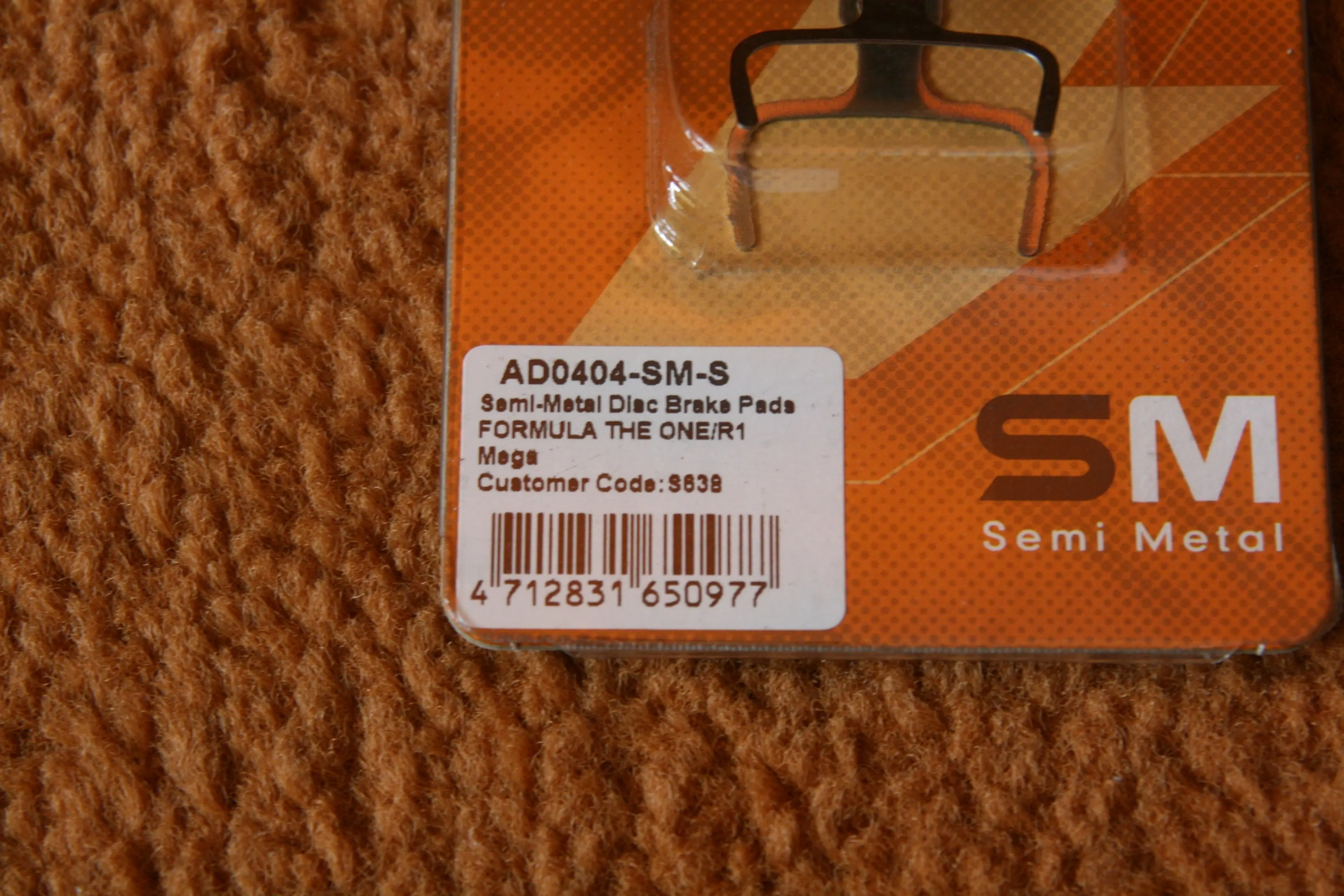 Image Placute frane disc Ashima semi metalice - Formula The One / Mega / R1