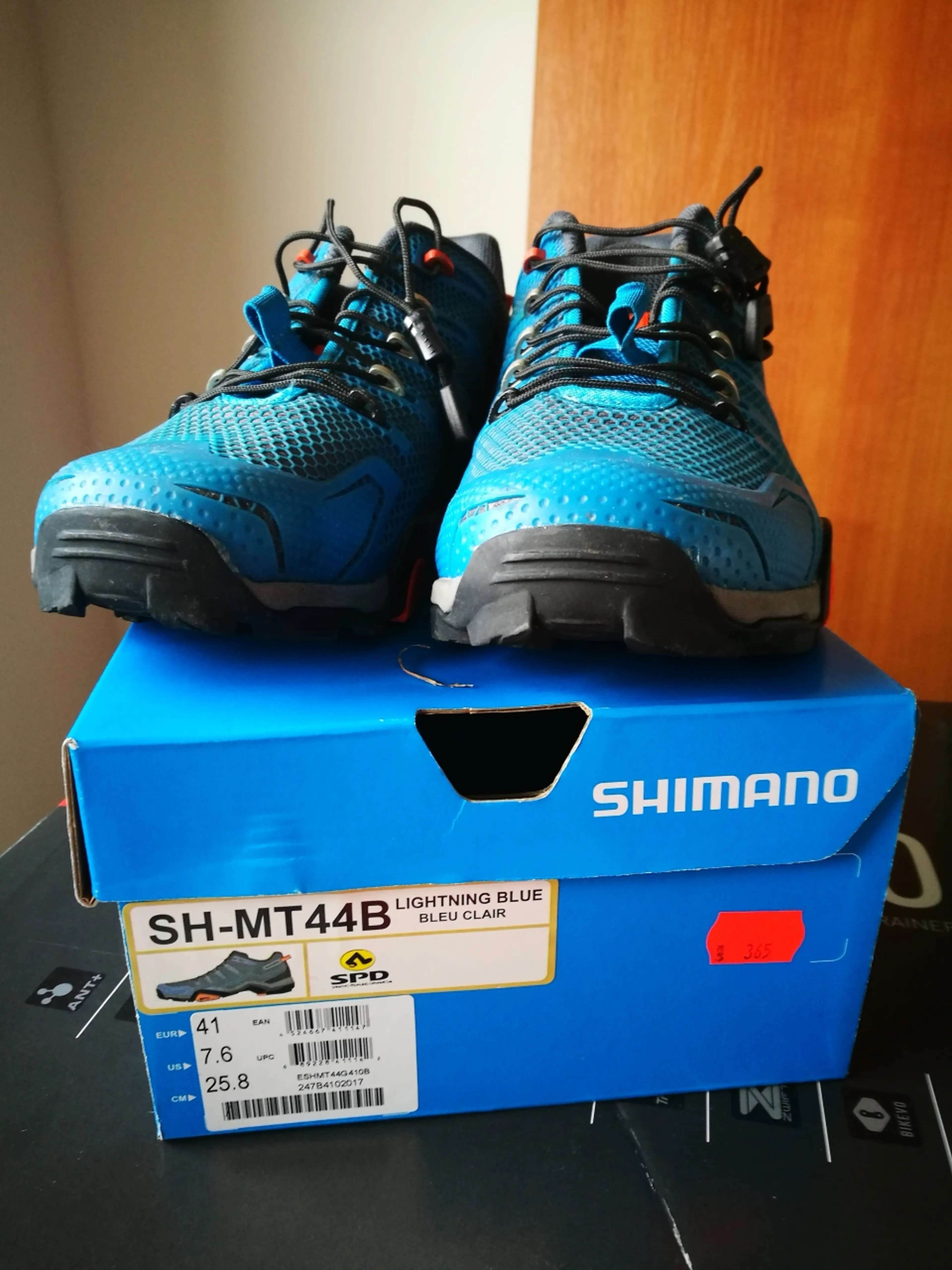 Image Vând pantofi Shimano MTB Shimano SH-MT44B mărimea 41, 25.8 cm & Shimano PD-M324
