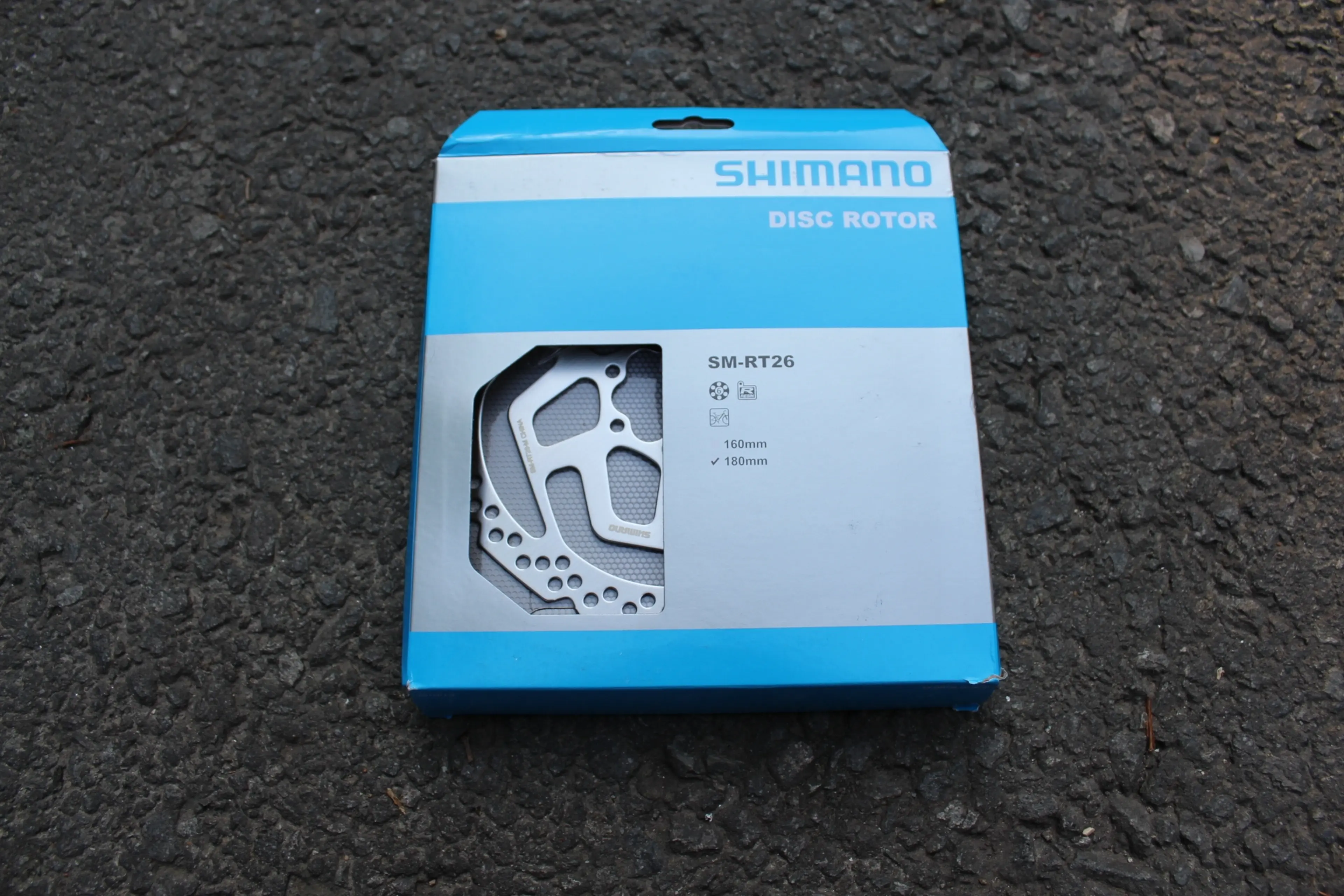6. Shimano SM-RT26M Alivio disc - 180mm