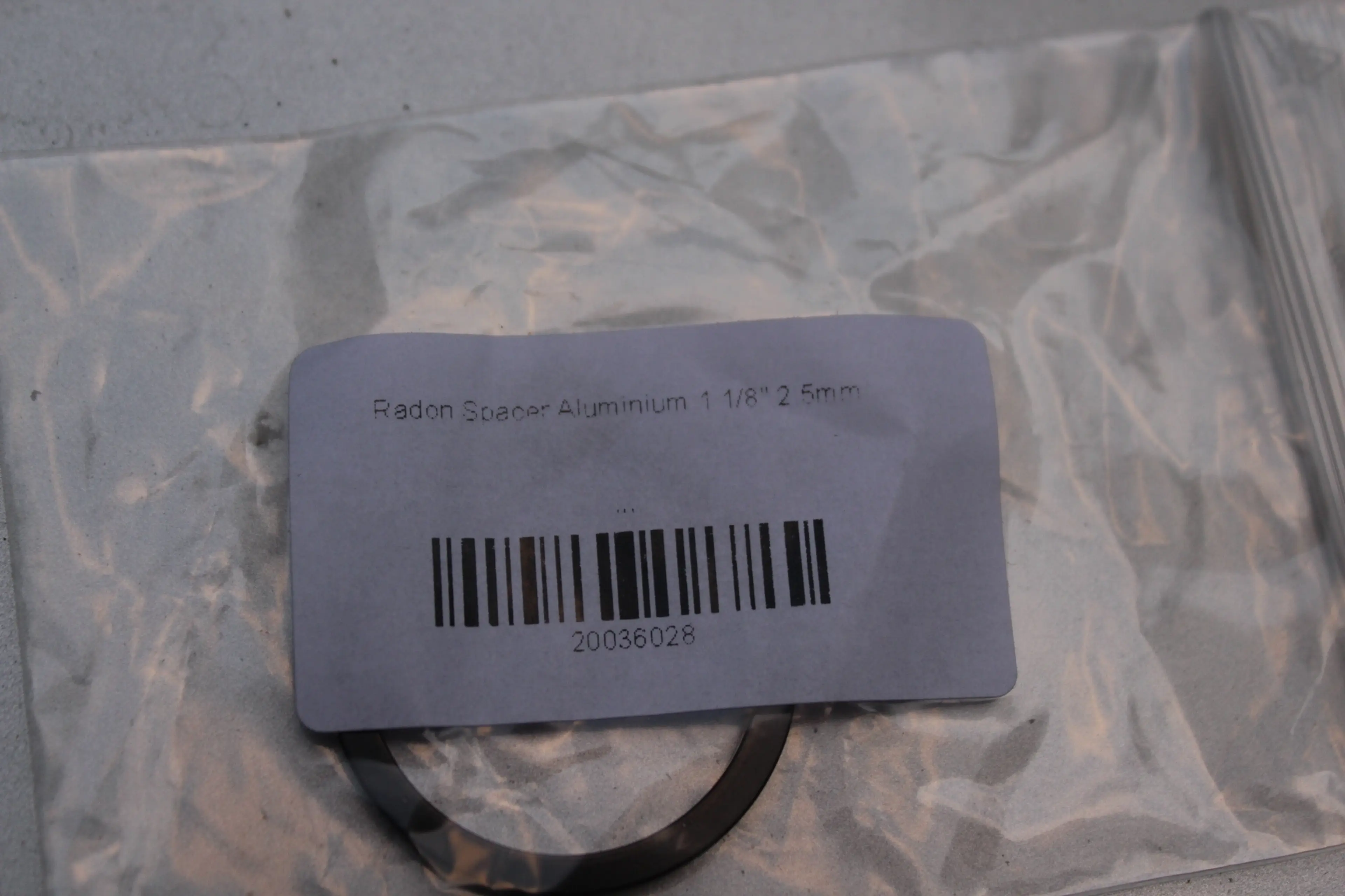 2. Radon 2.5mm headset spacer aluminiu - 1.1/8"