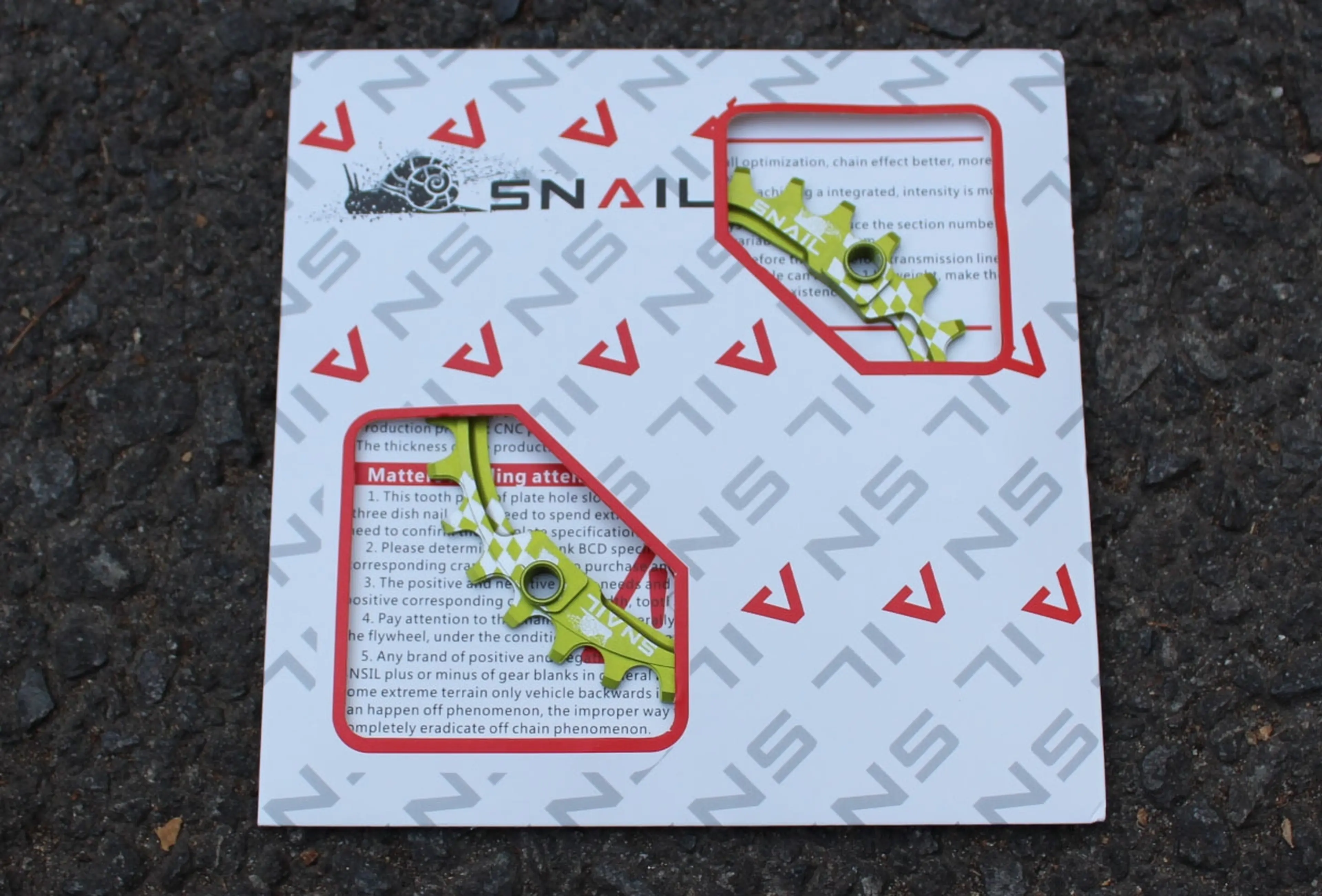 Image Foaie Snail Narrow Wide 30T alu - CNC 104BCD verde 9-12 vit. rotund