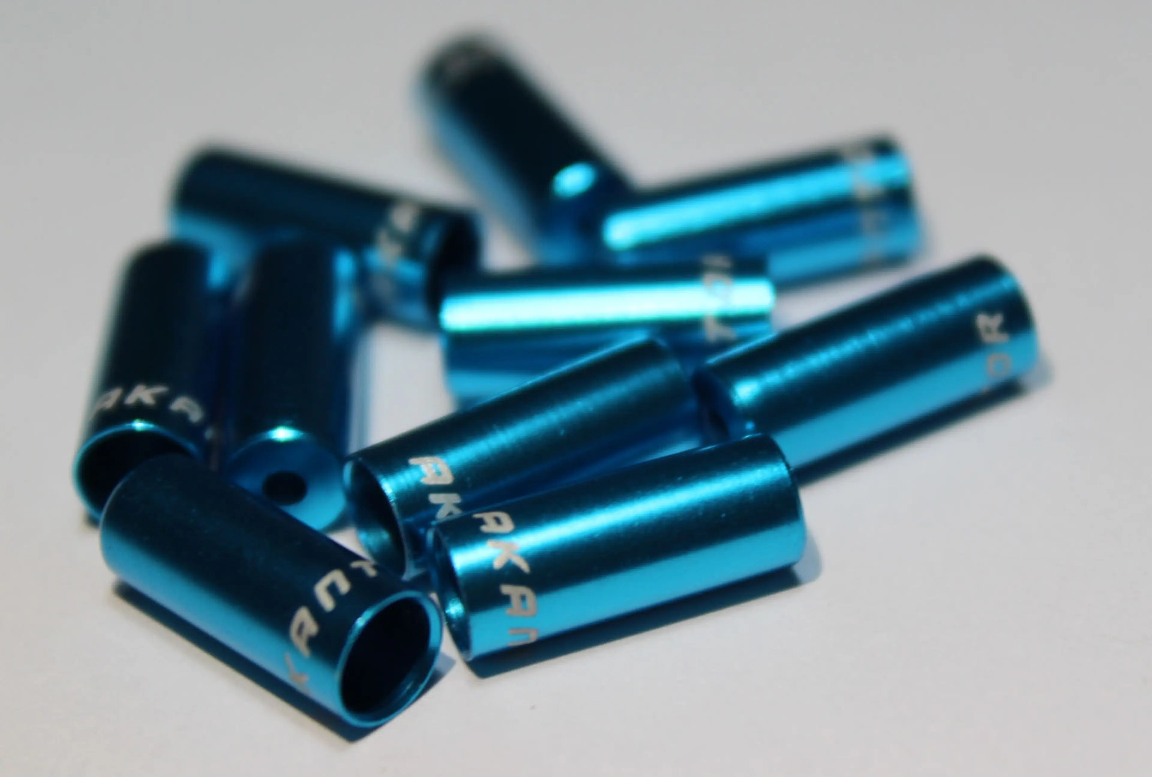 Image Capat camasa frana aluminiu 5mm - set 10buc. albastru