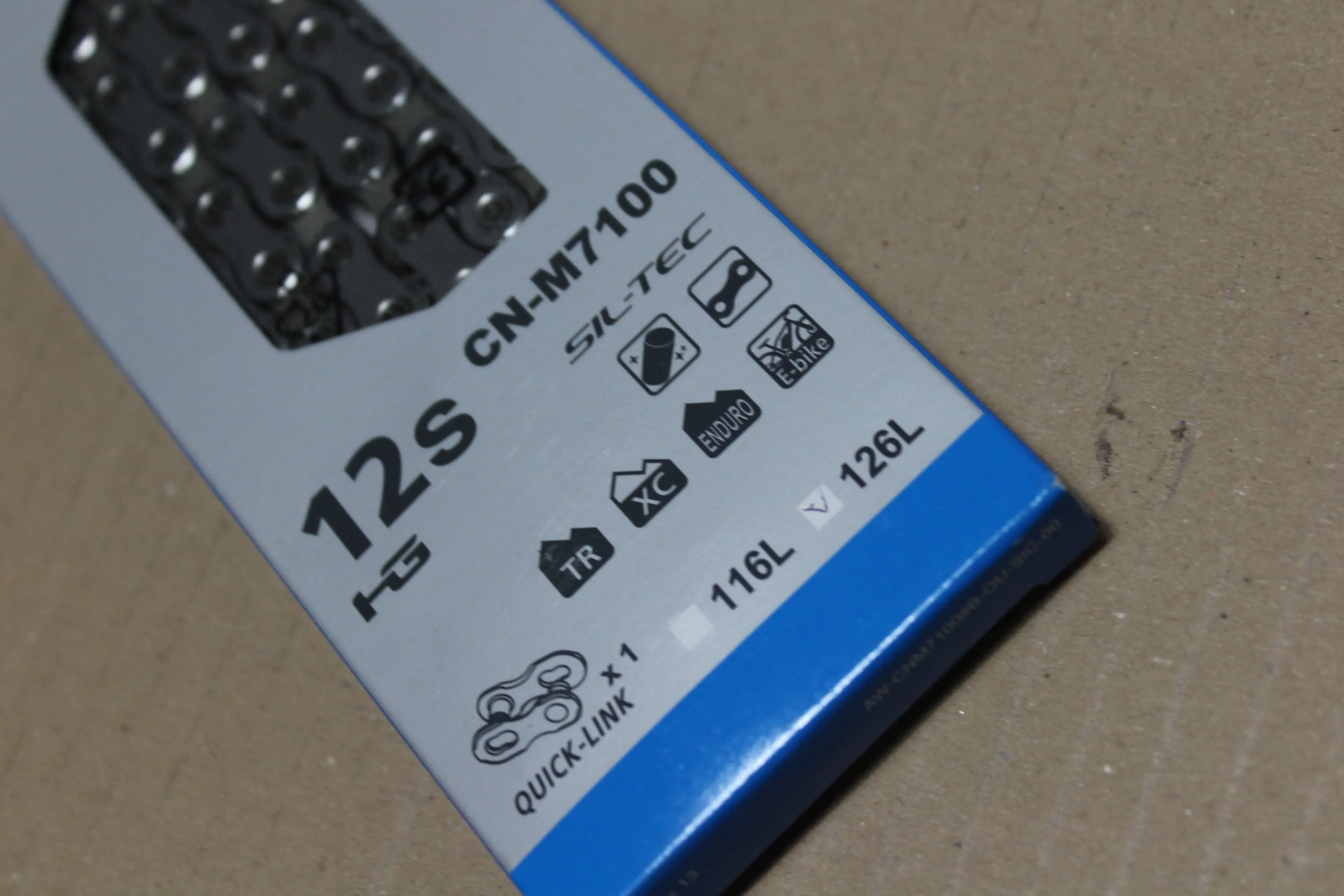 2. Shimano SLX CN-M7100 126L 12vit. lant MTB, E-Bike