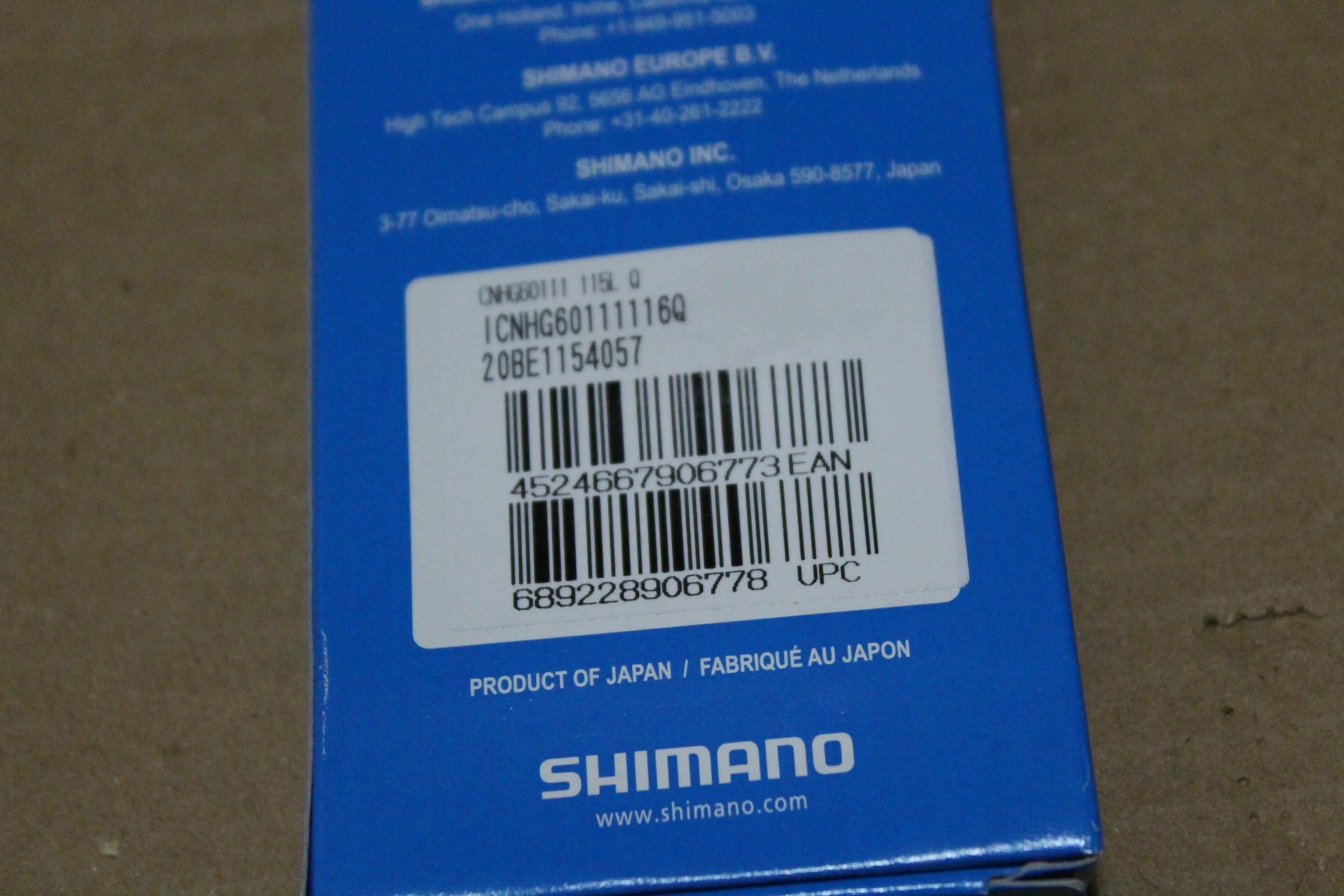 3. Shimano CN-HG601-11 116L + Quick Link 11vit.Road, MTB, E-Bike
