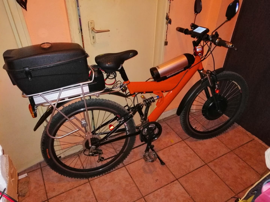 Bicicleta Electrica motor 1000W - 170km+ autonomie Biciclete second hand - Bazar DirtBike.ro