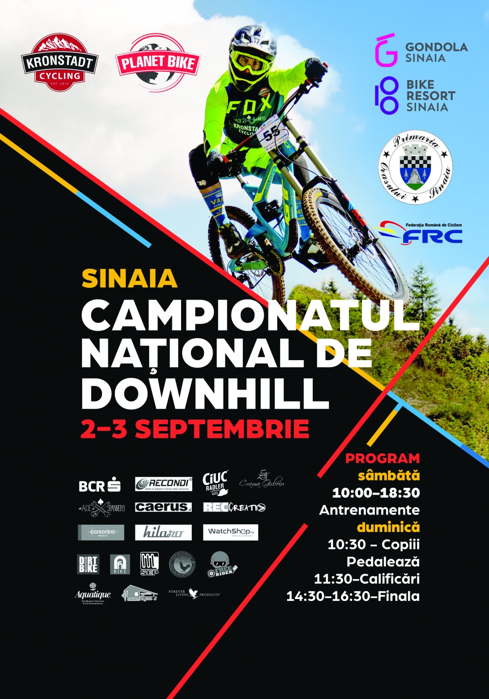 Campionatul Național de Downhill 2017: informații pe două voci