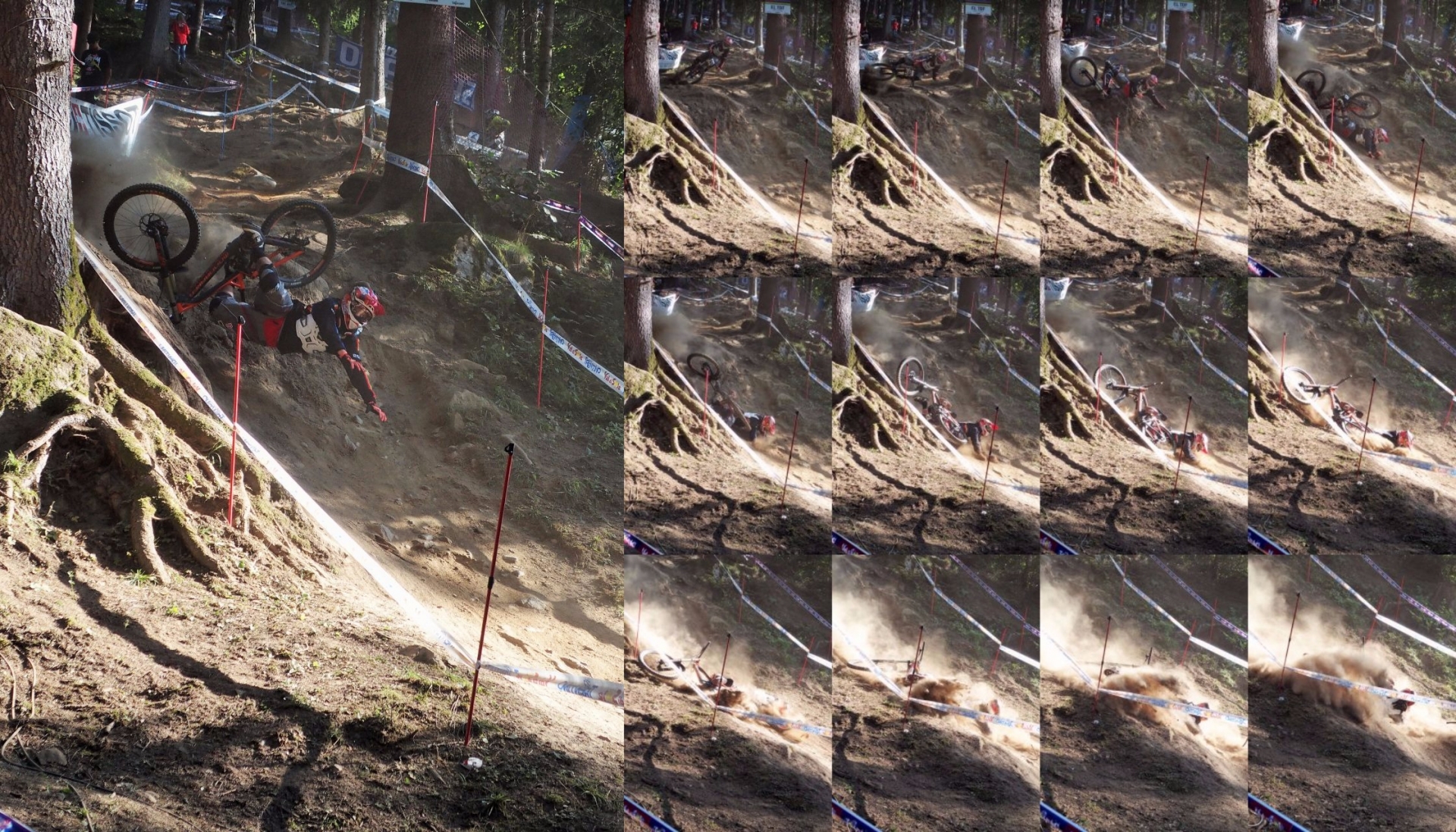 Crash-ul lui Cipri Mureșan de la Val di Sole din 2016
