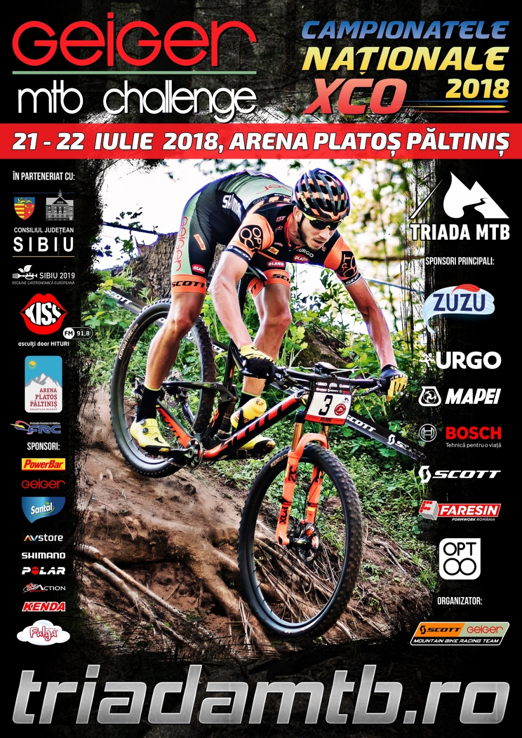 Campionatele Naționale de MTB XC / Geiger MTB Challenge - 21/22 iulie 2018